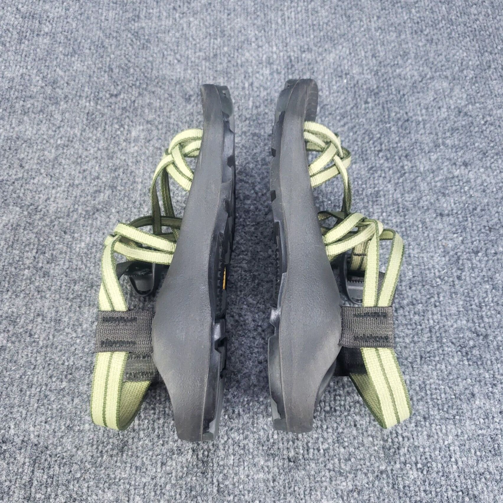 Chaco Chaco Z/Cloud X2 Sandals Womens Size 7 Black Green Kelp Knit Adjustable Casual Size US 8 / IT 38 - 6 Thumbnail