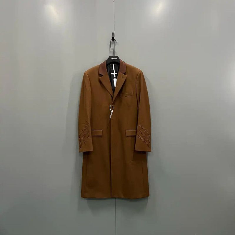Dior Dior Brown Cotton Mid-Length Men's Coat 0089 Size US M / EU 48-50 / 2 - 1 Thumbnail
