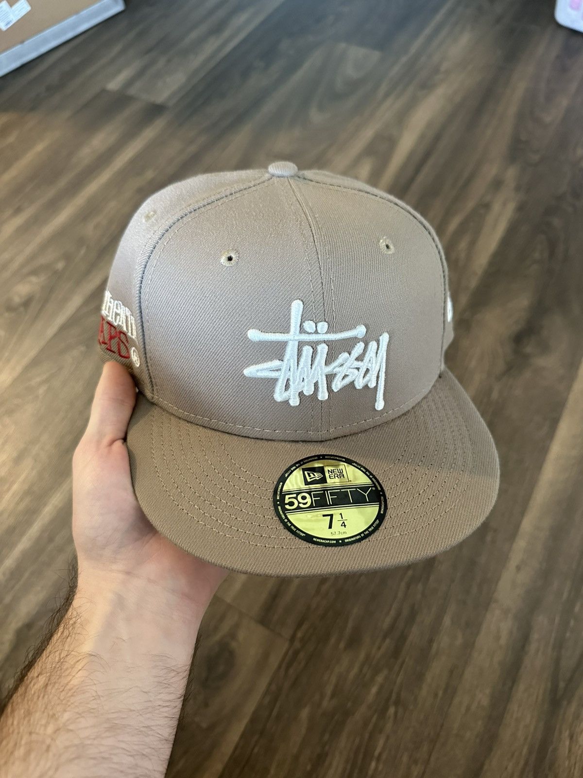 New Era × Stussy Stussy X New Era Hat with LA write in stussy font