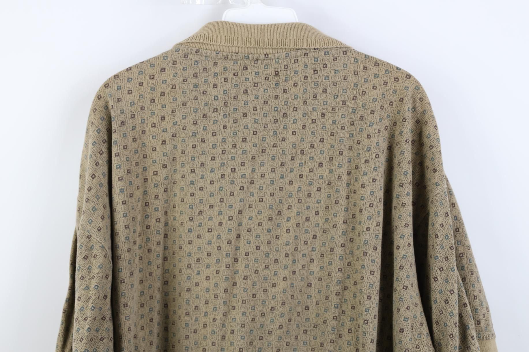 Vintage Vintage 90s Streetwear Baggy Fit Knit Golf Polo Shirt Size US L / EU 52-54 / 3 - 9 Thumbnail