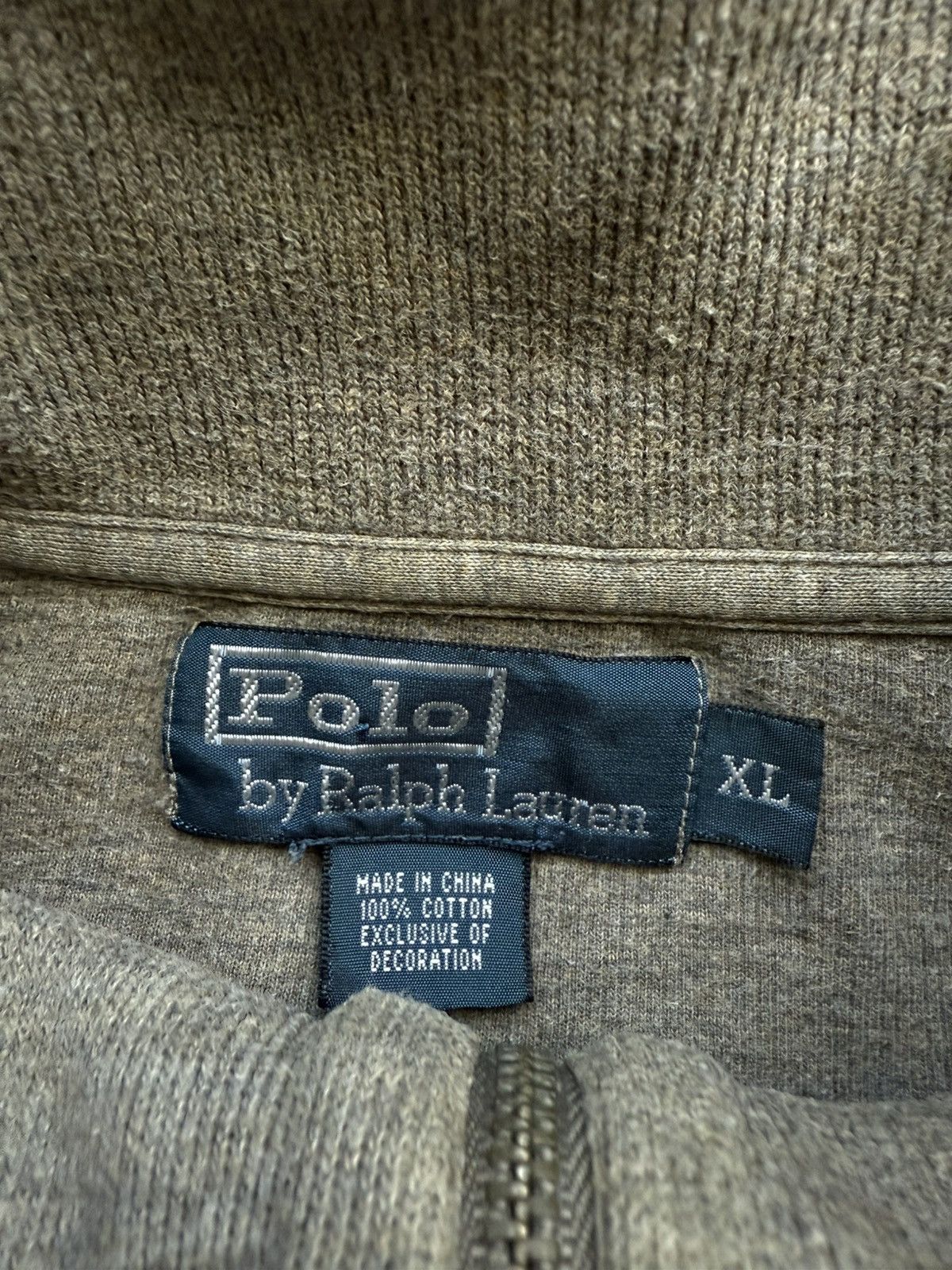 Polo Ralph Lauren Vintage Polo Ralph Lauren 1/3 zip Pullover Sweater Size US XL / EU 56 / 4 - 4 Thumbnail