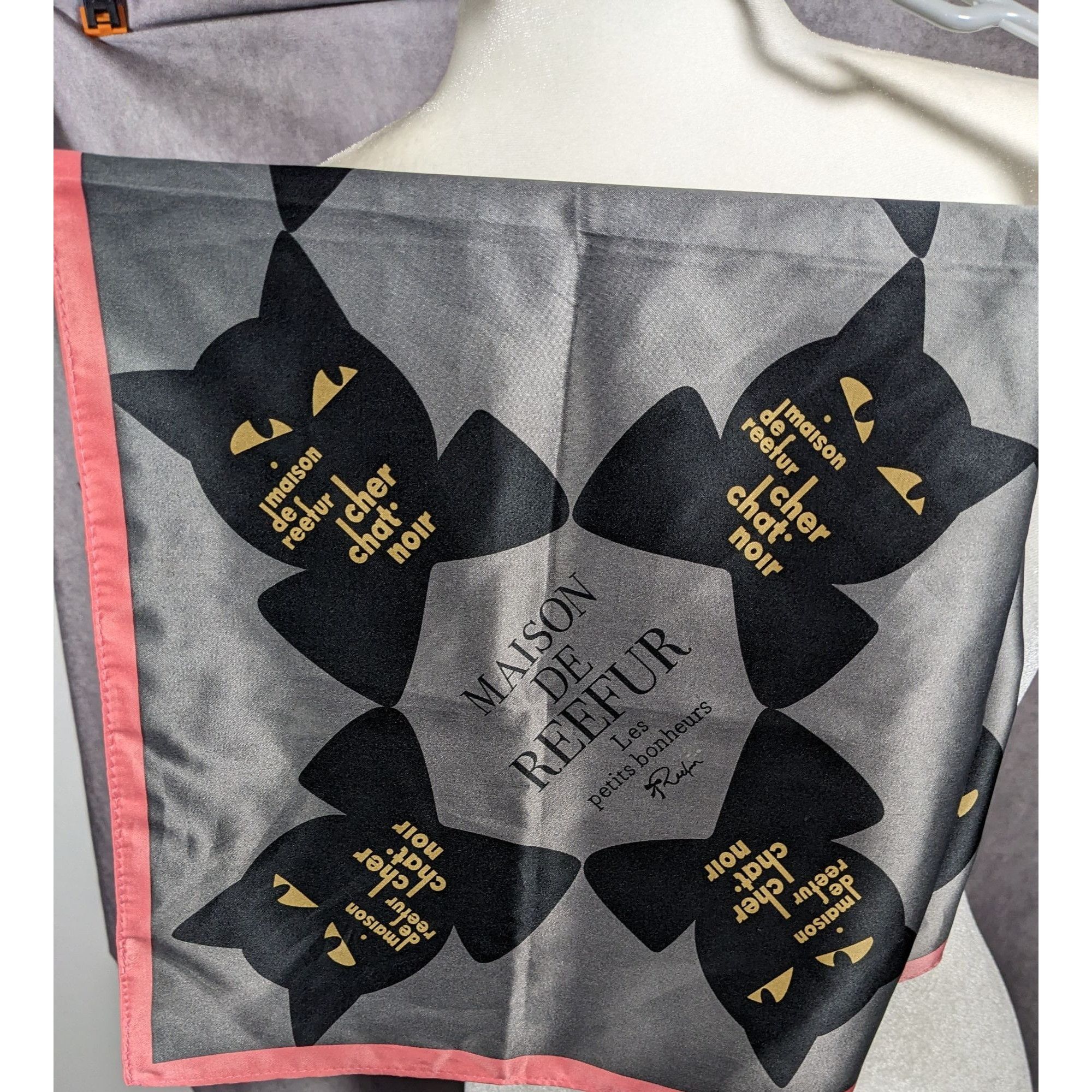 Other Maison De Reefur Dear Black Cat Little Joys Scarf Size ONE SIZE - 9 Thumbnail