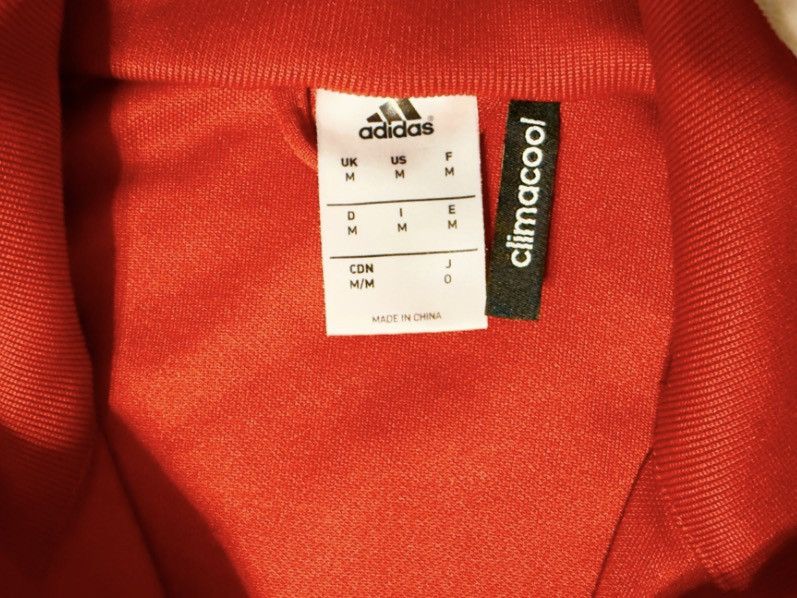 Adidas Adidas Eugene Timbers Track Jacket Red Climacool – Men’s Med Size US M / EU 48-50 / 2 - 4 Thumbnail