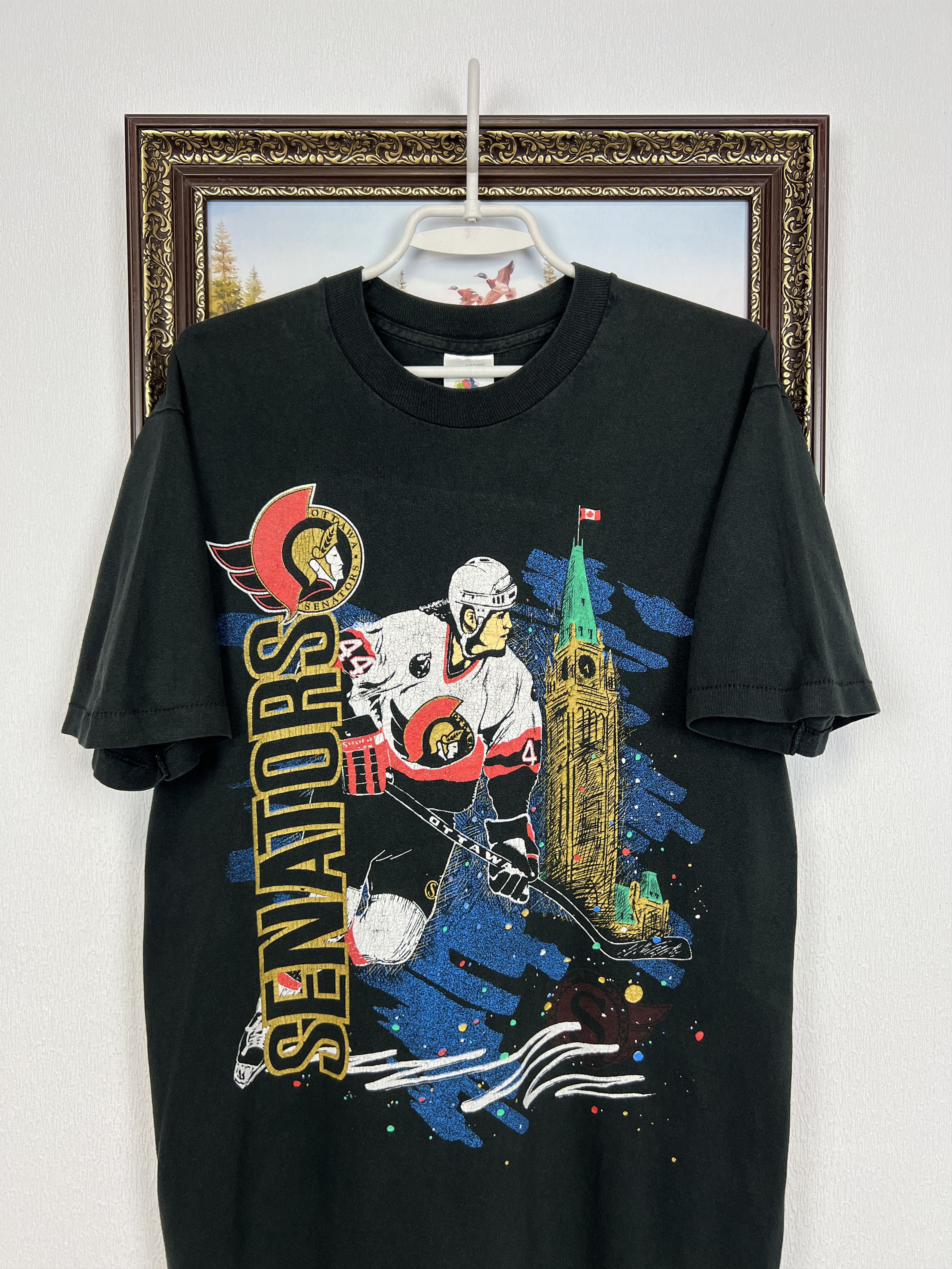Vintage Vintage Ottawa Senators Shirt NHL Hockey Over Tee Shirt Size US M / EU 48-50 / 2 - 2 Thumbnail