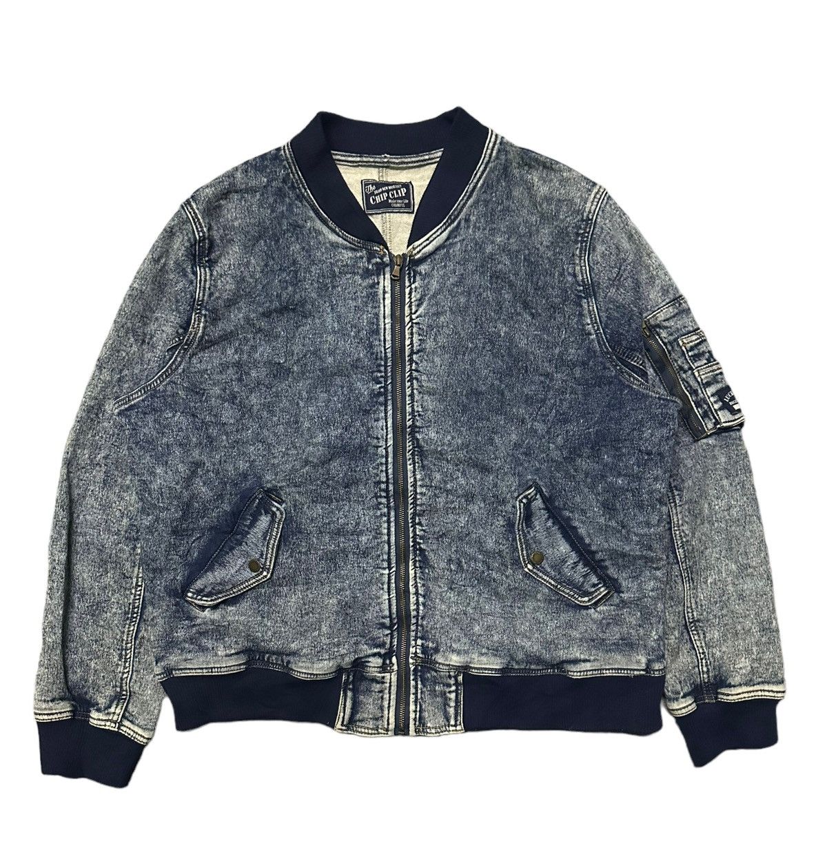 Japanese Brand Chip clip bomber jacket Size US XXL / EU 58 / 5 - 1 Thumbnail