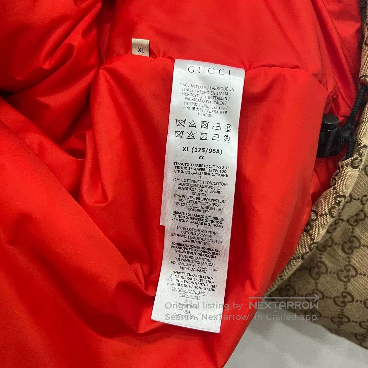 Gucci Gucci x The North Face GG Print Down Jacket. Size US XL / EU 56 / 4 - 6 Thumbnail
