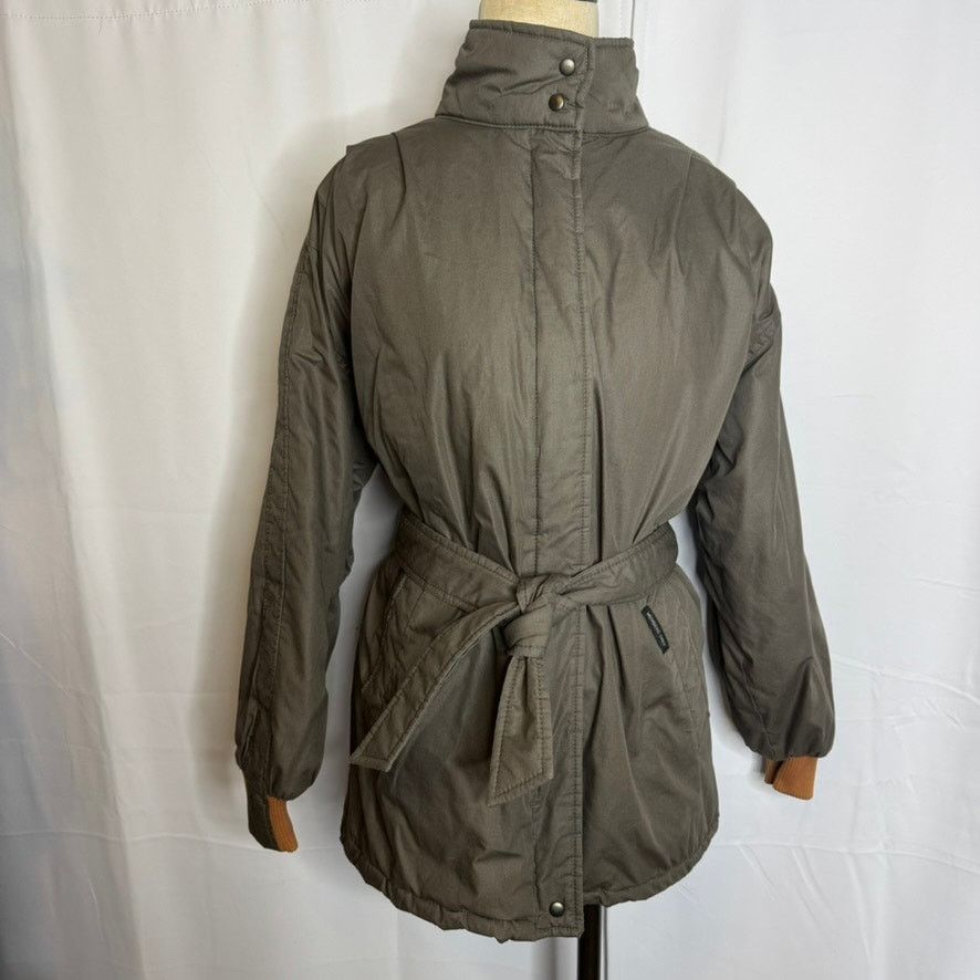 Members Only Members Only Belted Parka Puffer Coat Women 9/10 Olive Green Size M / US 6-8 / IT 42-44 - 2 Thumbnail