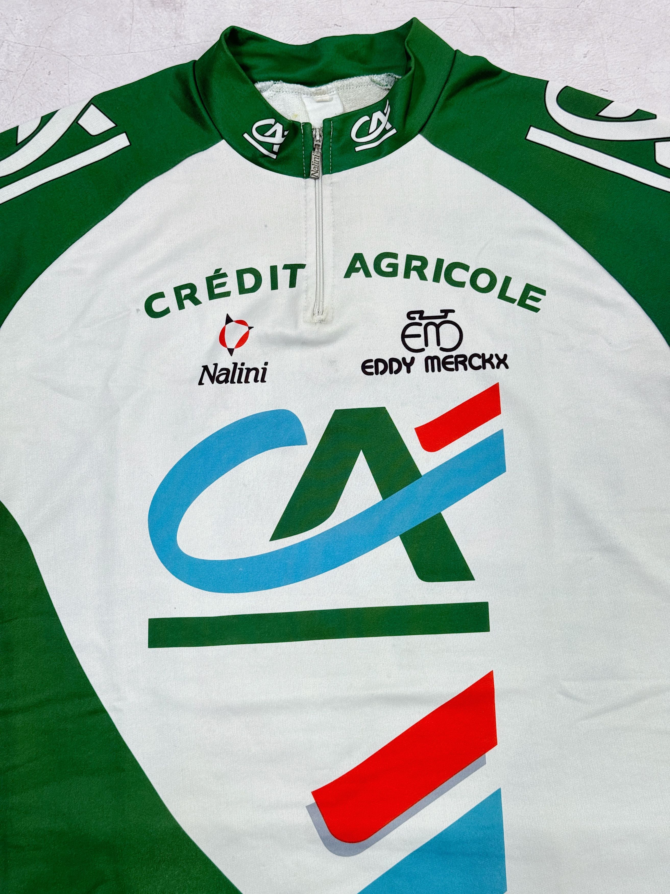 Vintage Vintage Nalini Cycling Jersey Eddy Merckx Credit Agricole Size US L / EU 52-54 / 3 - 3 Thumbnail