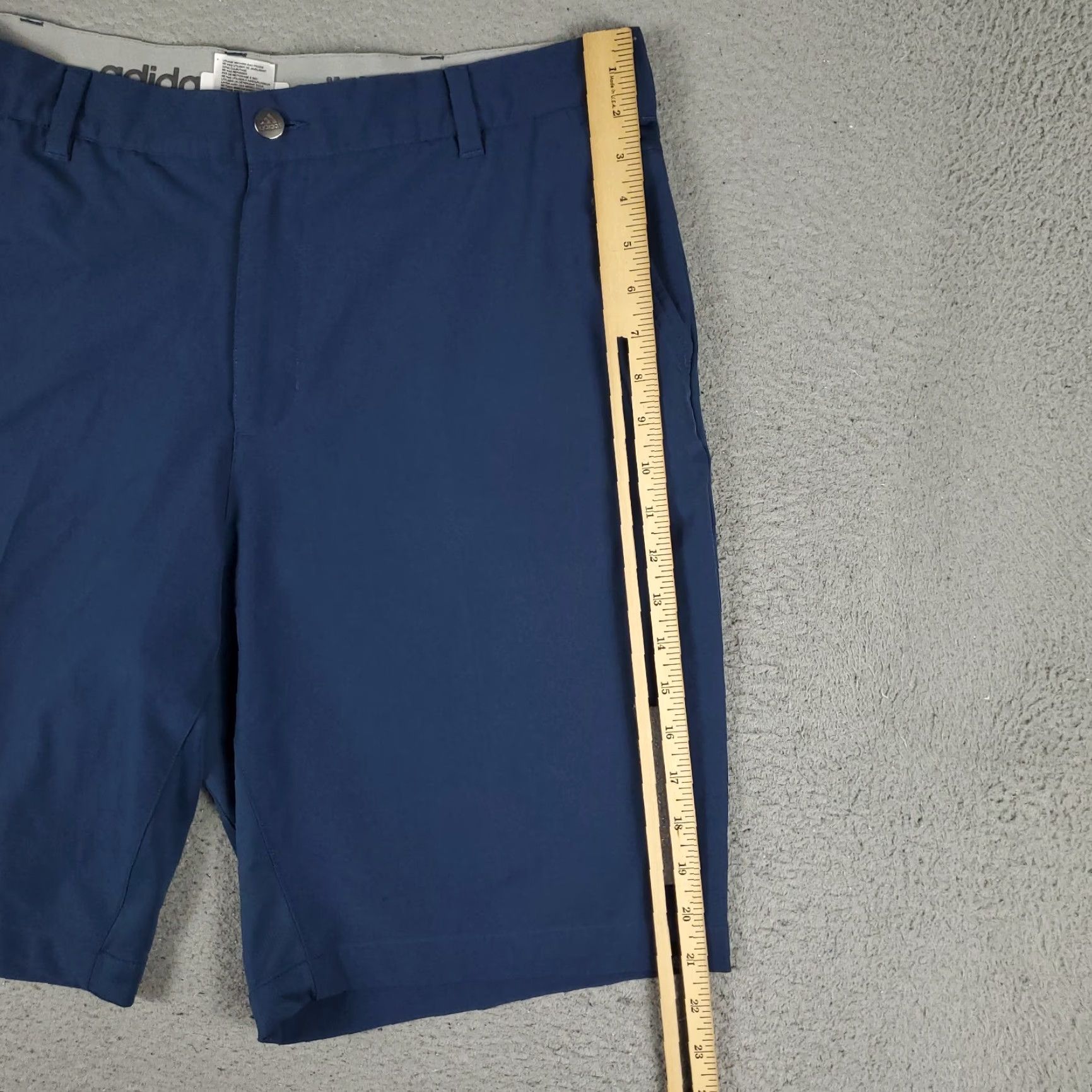 Adidas Adidas Shorts Mens 36 Blue Golf Casual Flat Front Chino Slash Pockets Size US 36 / EU 52 - 5 Thumbnail