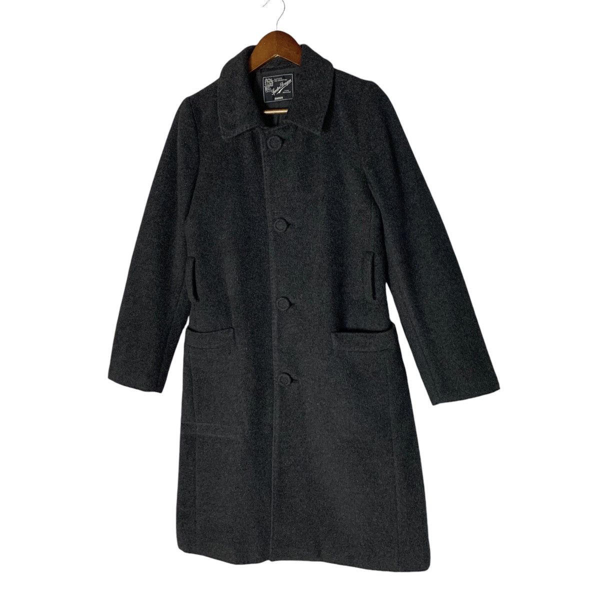Issey Miyake Vintage Zucca by Issey Miyake Angora Wool Long Coat Size S Size M / US 6-8 / IT 42-44 - 4 Thumbnail