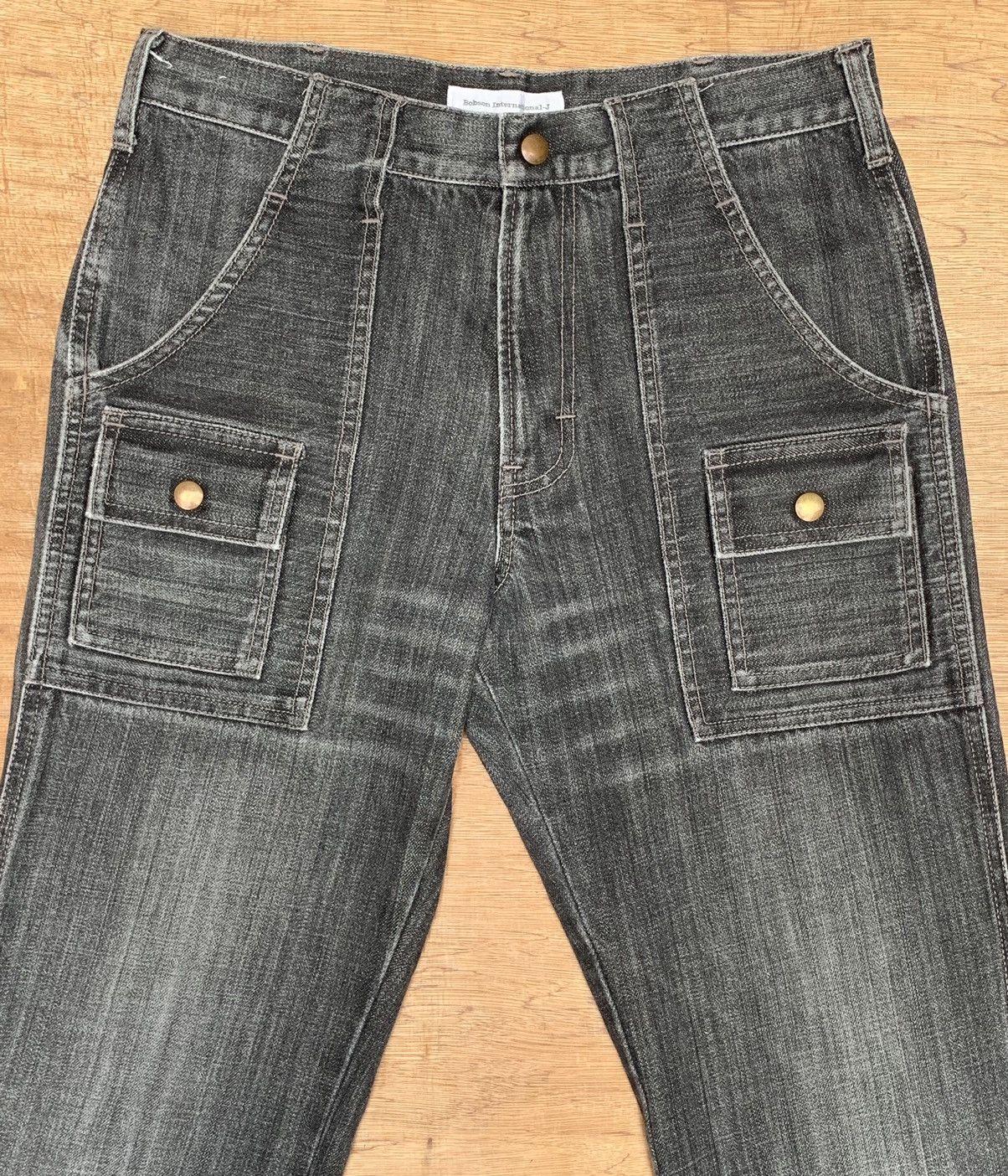 Japanese Brand × Vintage Bobson International-J Bush Pants Denim Jeans Size US 28 / EU 44 - 8 Thumbnail