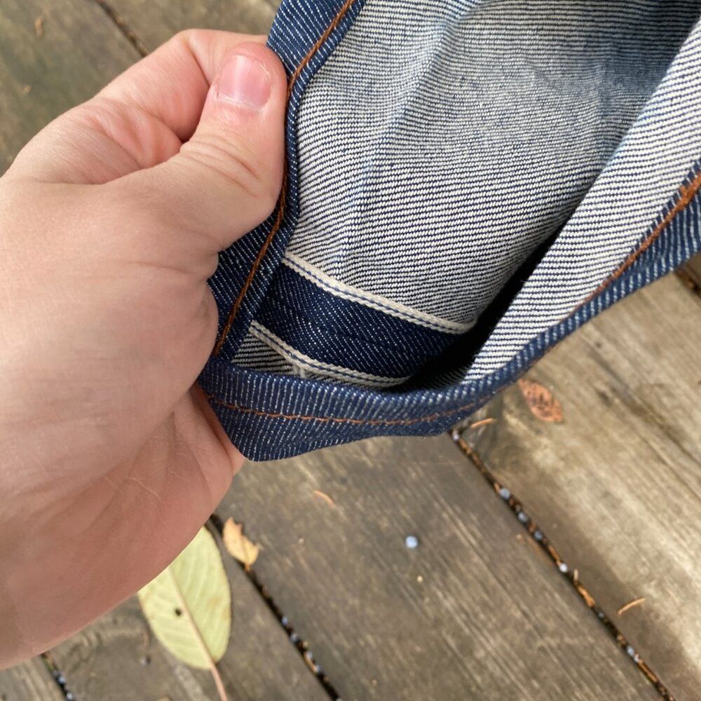 Naked & Famous Naked & Famous Natural Indigo Selvedge Weird Guy Size 34 Bl Size US 34 / EU 50 - 5 Thumbnail