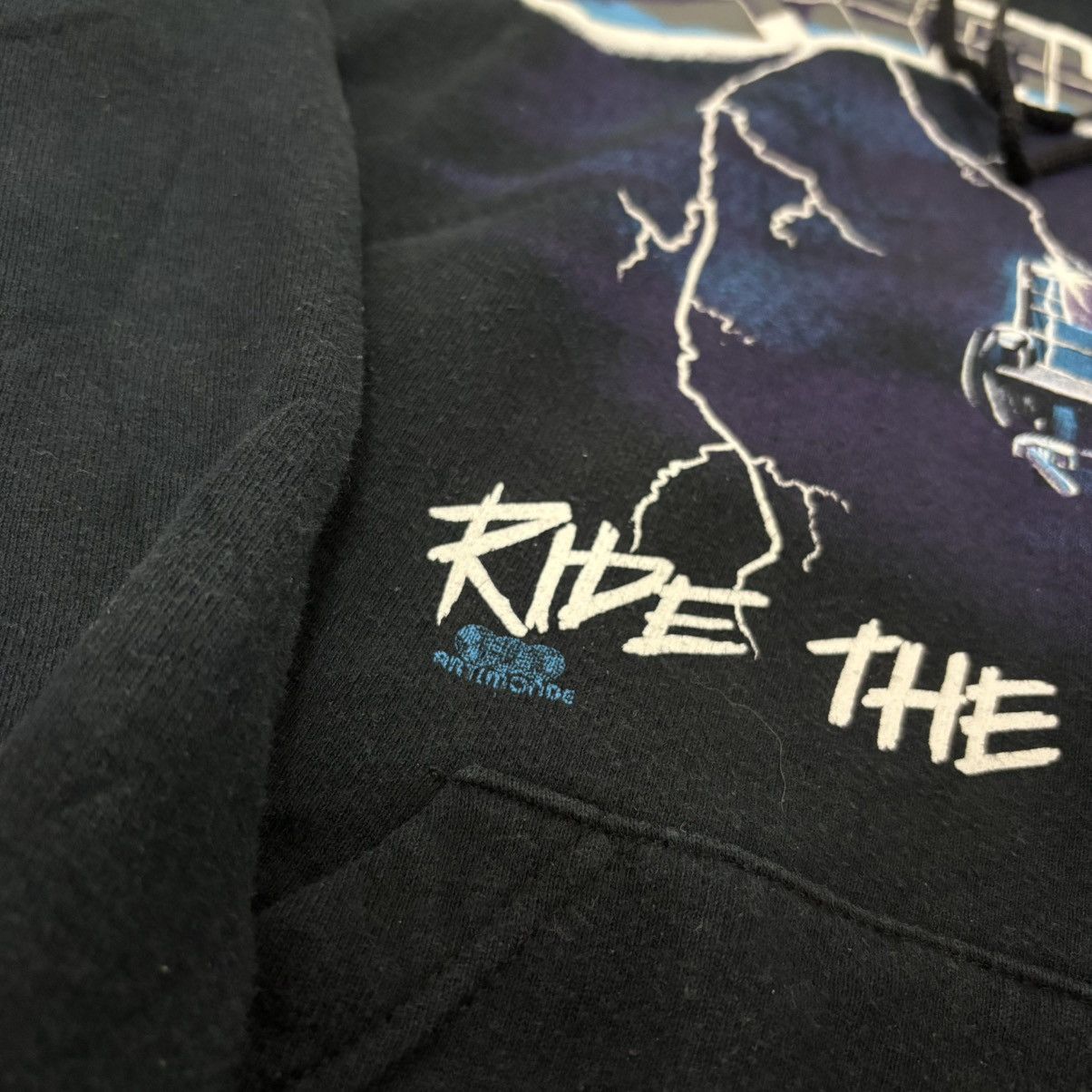 Vintage VINTAGE METALLICA RIDE THE LIGHTNING HOODIE ARTIMONDE TAG Size US XL / EU 56 / 4 - 3 Thumbnail