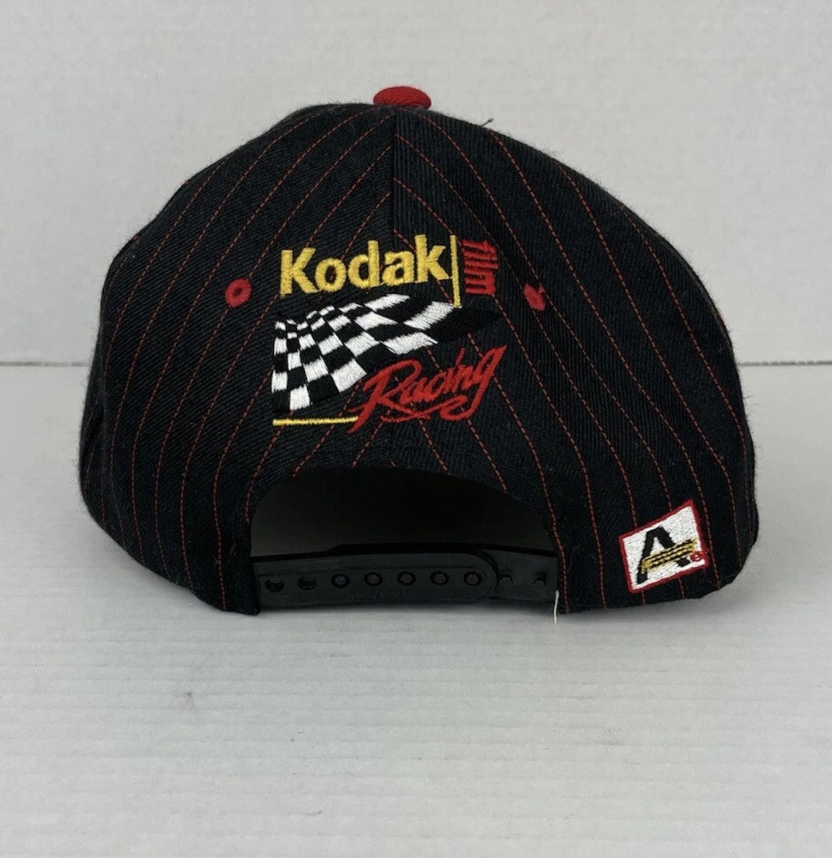 NASCAR Vintage NASCAR Ernie Irvan Kodak Racing Pinstriped Snapback Size ONE SIZE - 4 Thumbnail