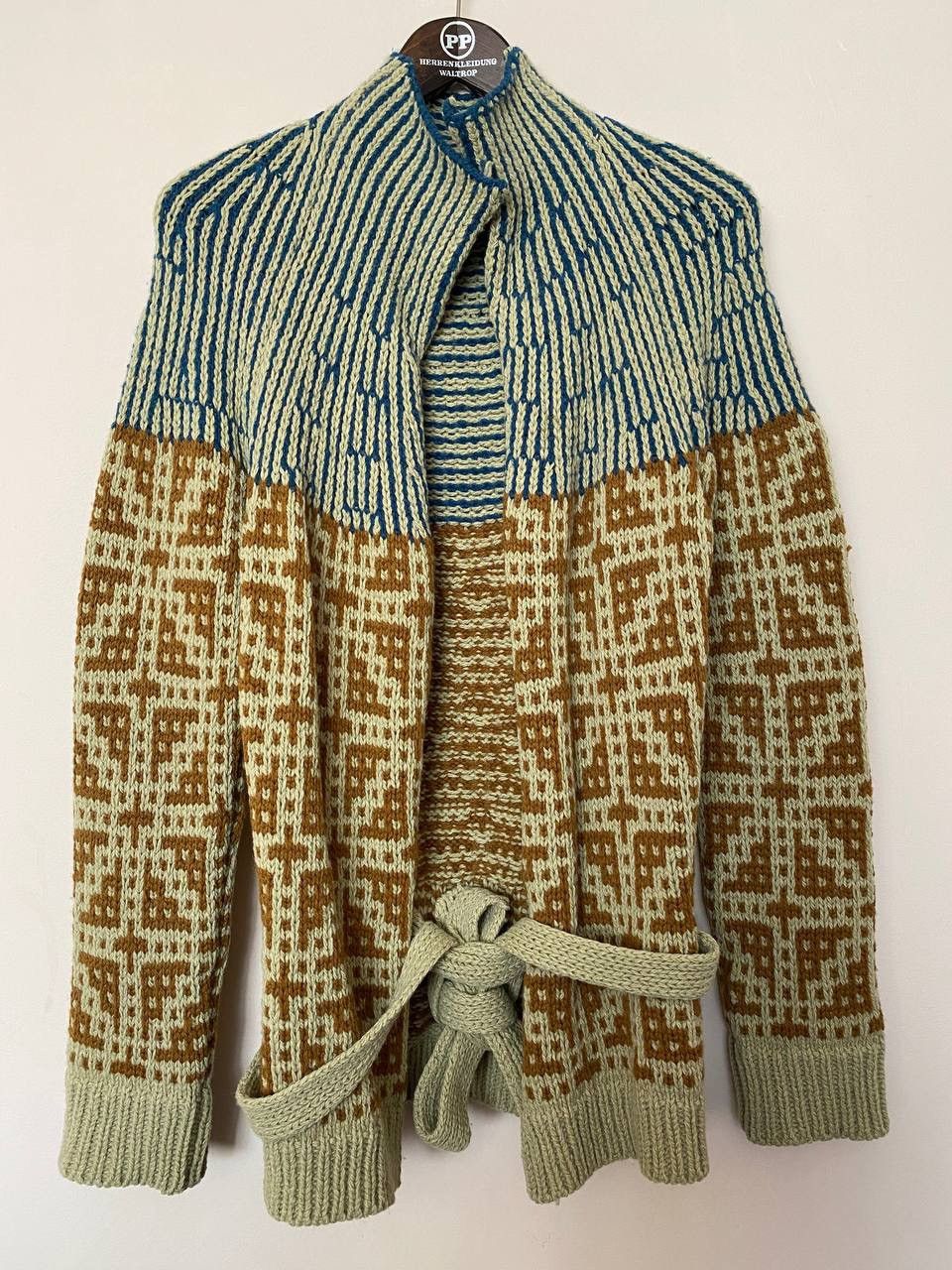 Dries Van Noten Dries Van Noten Heavy Long Chunky Knit Belted Cardigan Size US M / EU 48-50 / 2 - 1 Thumbnail