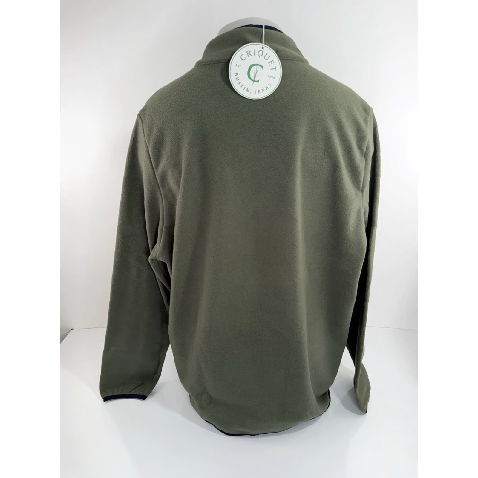 Logo 7 CRIQUT Austin - NEW w TAG - Fleece Pullover Snap Embroidered Logo XXL Jacket Shirt Mens Olive Green Embroidered CQ45 Size US XXL / EU 58 / 5 - 3 Thumbnail