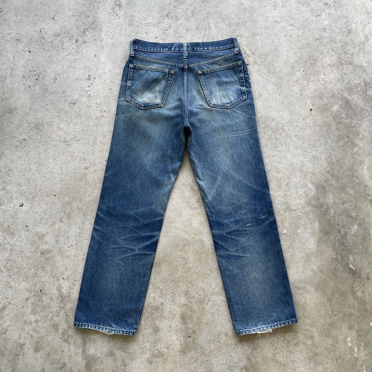Japanese Brand W30💥 Vintage Japanese Faded Distressed Jeans Denim Pants Size US 30 / EU 46 - 11 Thumbnail