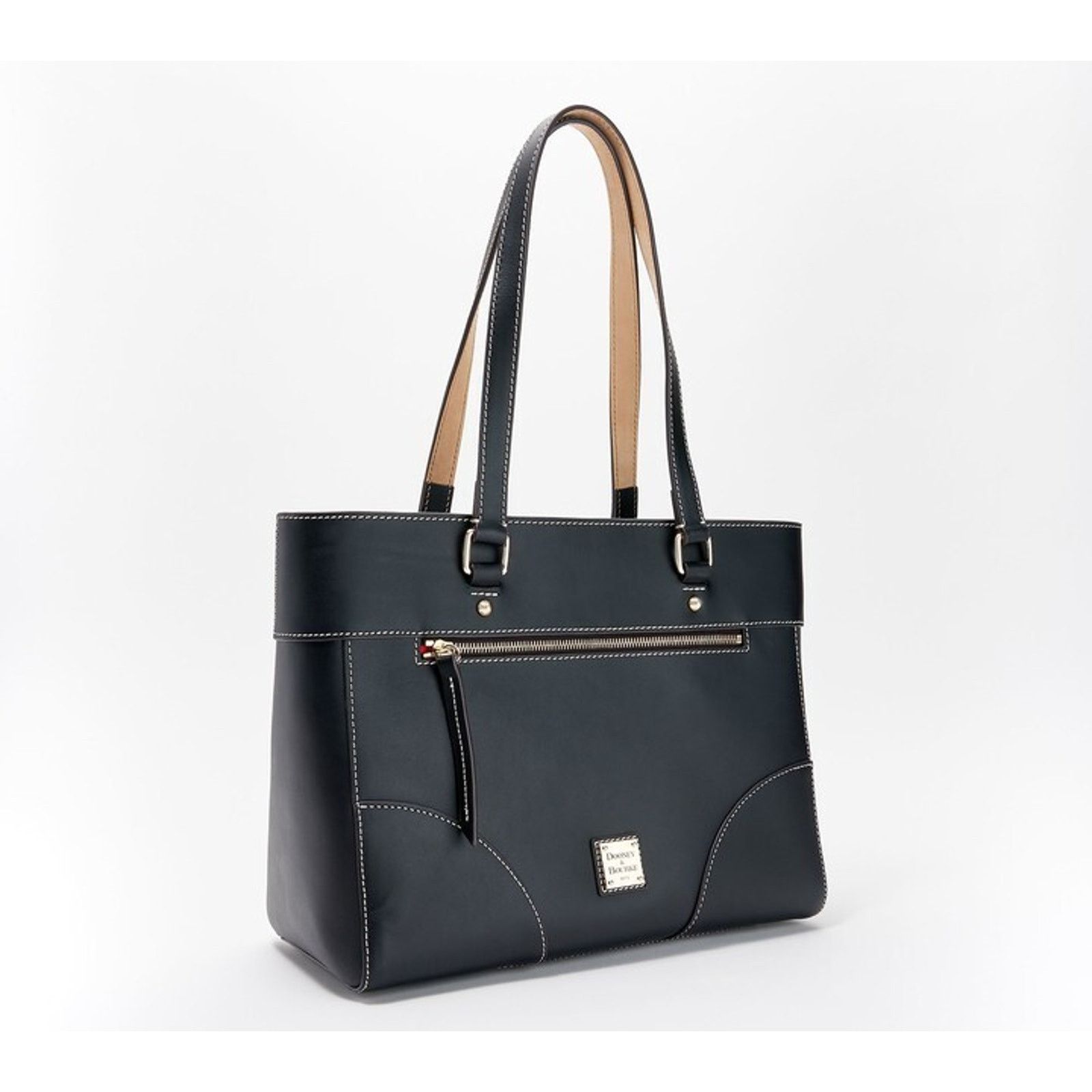 Dooney & Bourke Dooney & Bourke Beacon Zip Top Large Tote Black bag B000537 Size ONE SIZE - 1 Thumbnail