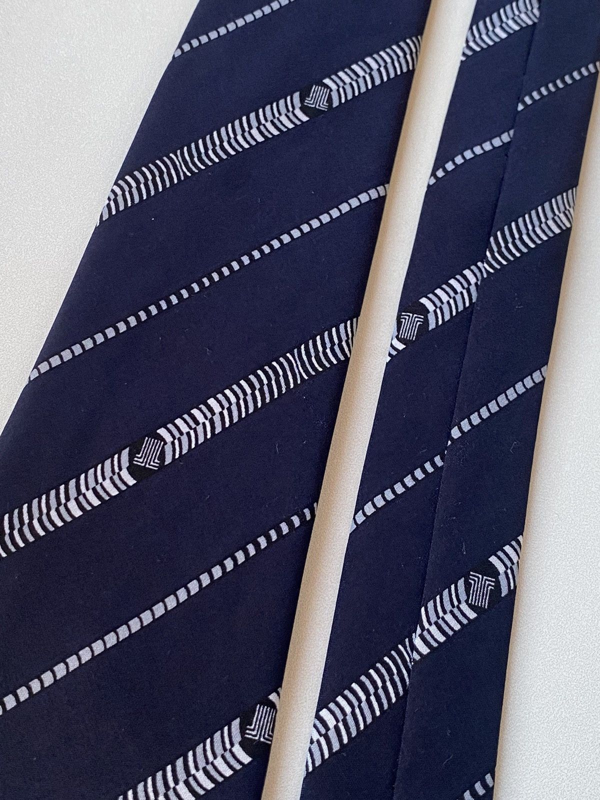 Lanvin 🔥 Vintage Lanvin Luxury Pattern Tie Size ONE SIZE - 6 Thumbnail