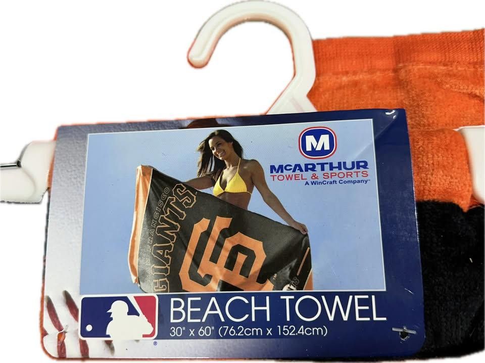 Designer San Francisco Giant Beach Towel Size ONE SIZE - 2 Thumbnail