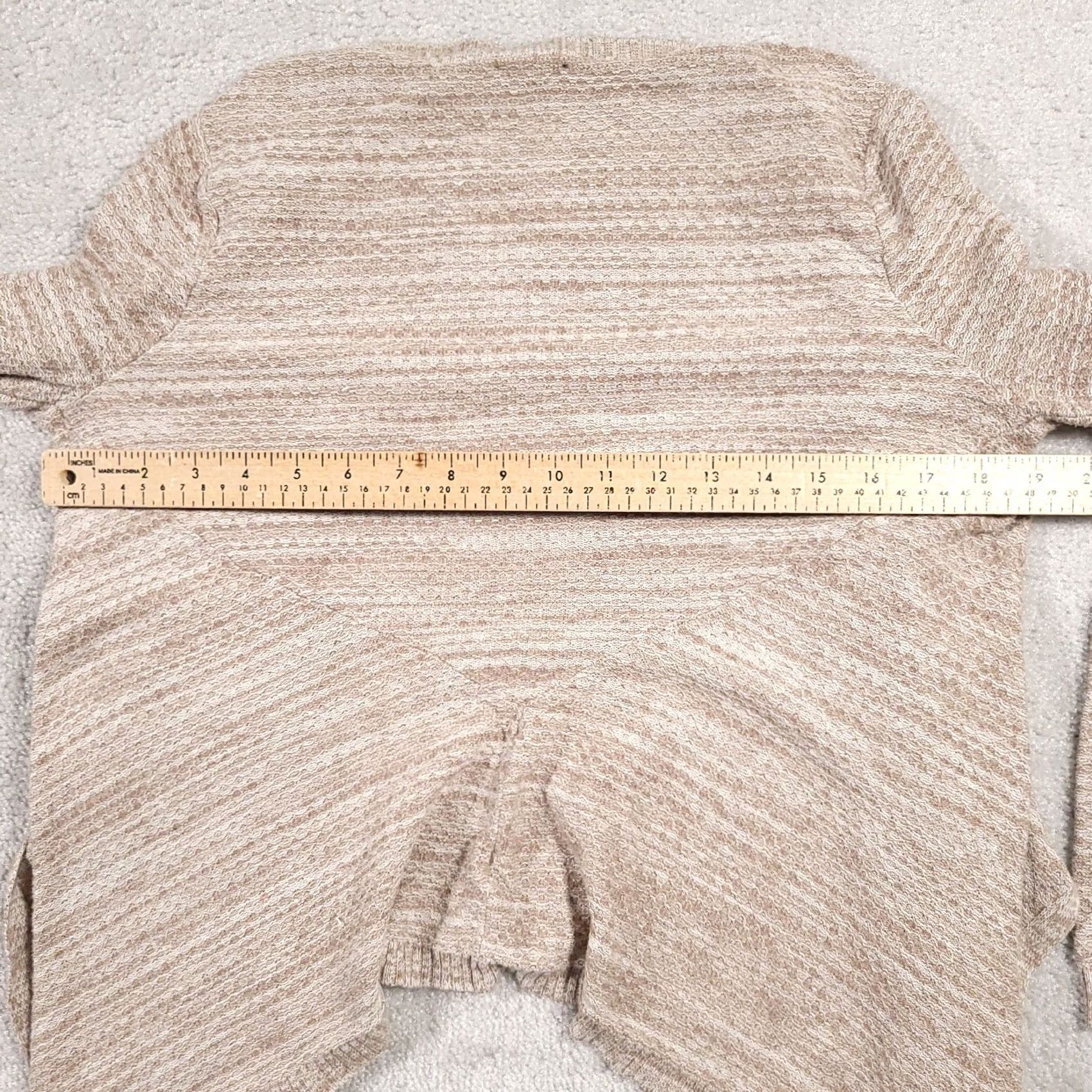 Vintage The Limited Sweater Cardigan Women's Small Beige Knit Long Sleeve Asymmetrical Size S / US 4 / IT 40 - 6 Thumbnail
