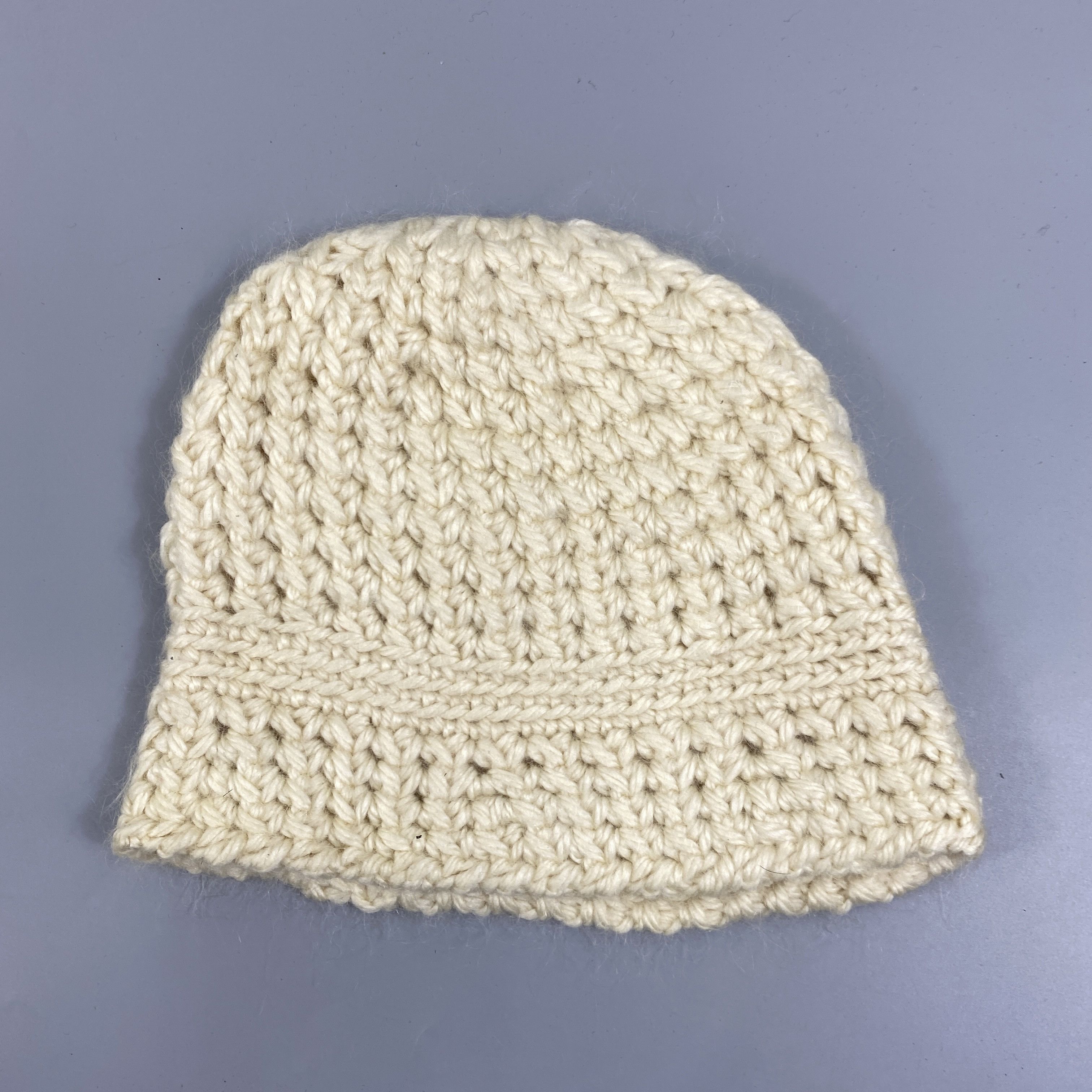 Japanese Brand Knit Cream Snow Cap Beanie Hat -BN1158 Size ONE SIZE - 7 Thumbnail