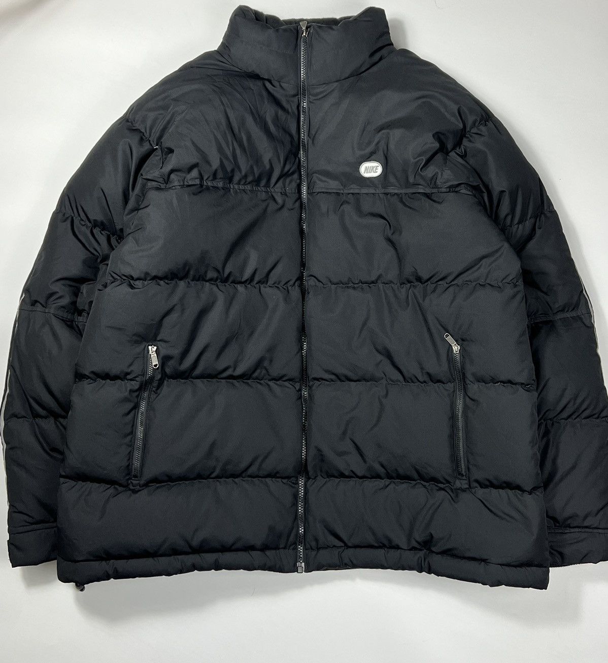 Nike Vintage Nike Down Jacket Puffer Y2K Drill Size XL Size US XL / EU 56 / 4 - 2 Thumbnail