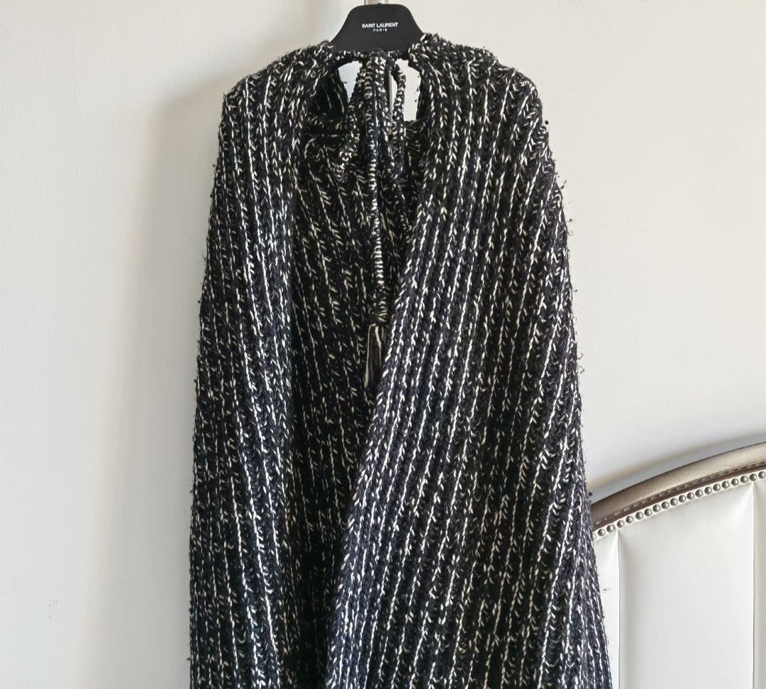 Saint Laurent Paris Saint Laurent Black and white cloak-2505 Size US M / EU 48-50 / 2 - 1 Thumbnail