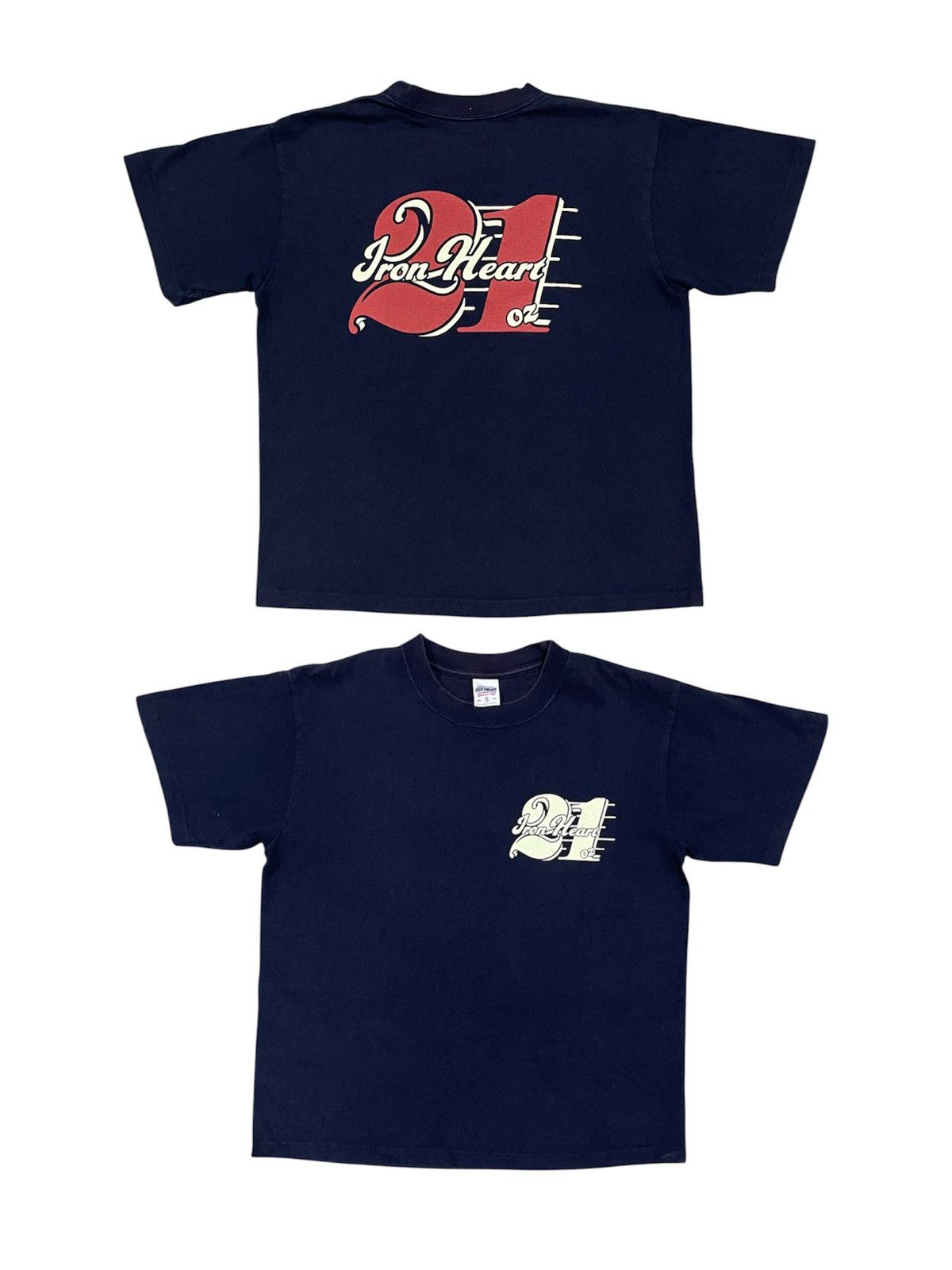Iron Heart 2000s IRON HEART 21oz SHORT SLEEVE SUNFADED Size US S / EU 44-46 / 1 - 1 Thumbnail