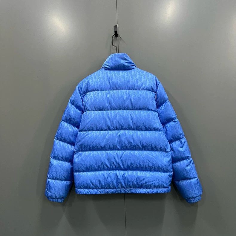 Dior Dior Blue full-print logo down jacket 2502-Nextarrow Size US M / EU 48-50 / 2 - 2 Thumbnail