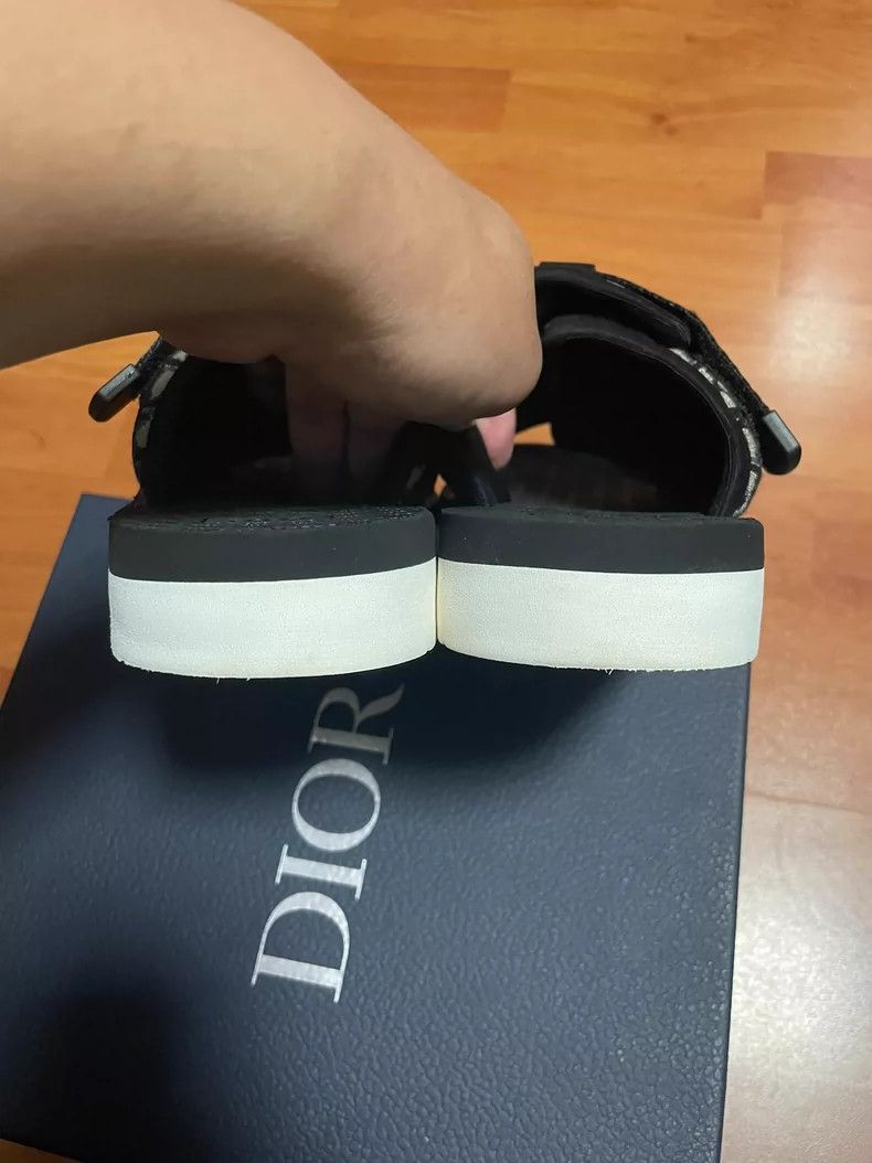 Dior DIOR Alpha Oblique printed slippers Size US 7 / EU 40 - 5 Thumbnail