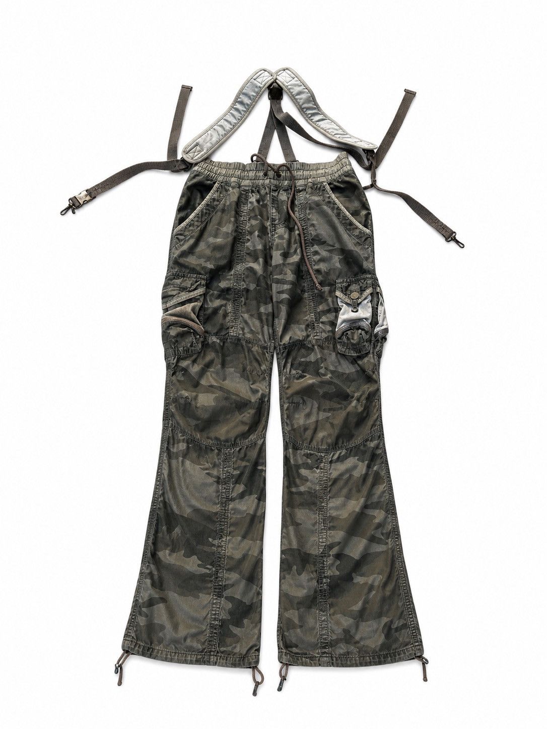 GOA GOA Suspender Camo Parachute Cargo Pants Size US 32 / EU 48 - 1 Thumbnail