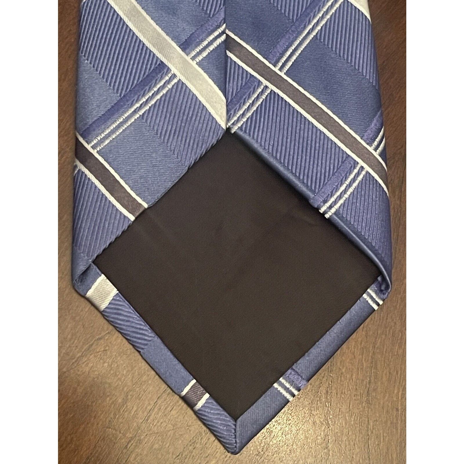 Michael Kors Michael Michael Kors Blue Gray 100% Silk Made In China Size ONE SIZE - 2 Thumbnail