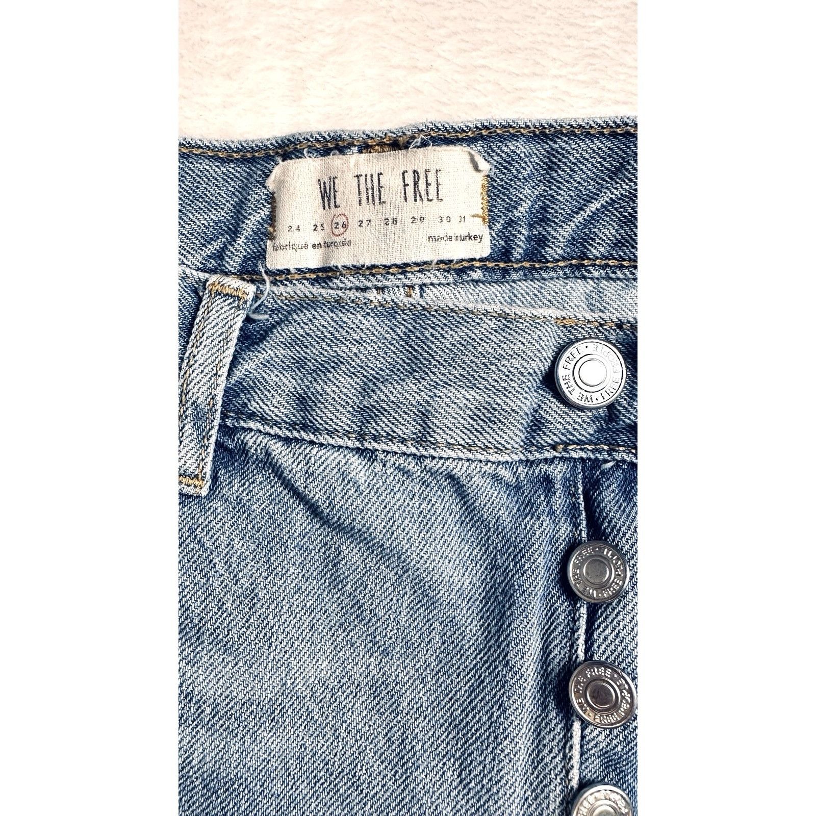 Free People We The Free By. Free People Ripped Jeans Womens 26 Blue Stra Size 26" / US 2 / IT 38 - 10 Thumbnail