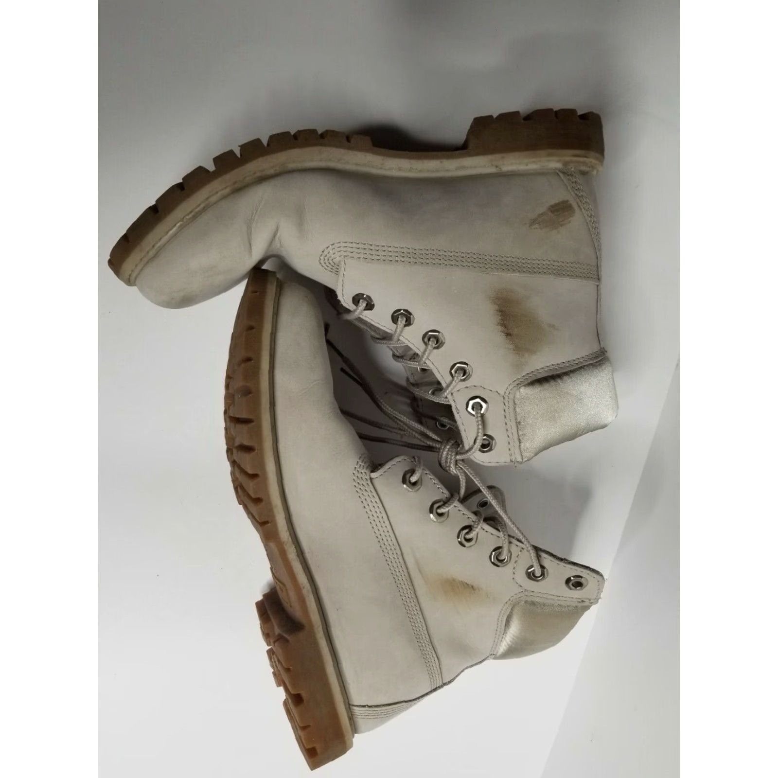 Timberland Timberland 6 Inch Premium Waterproof Leather Women's 9 W Boots Taupe Beige Size US 9 / IT 39 - 5 Thumbnail