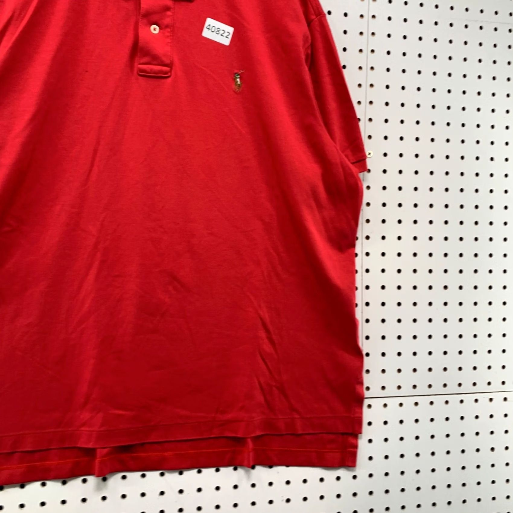 Polo Ralph Lauren Polo Ralph Lauren Collared Shirt Mens 2XL Red Pima Soft Cotton Preppy 25x28.5 Size US XXL / EU 58 / 5 - 6 Thumbnail