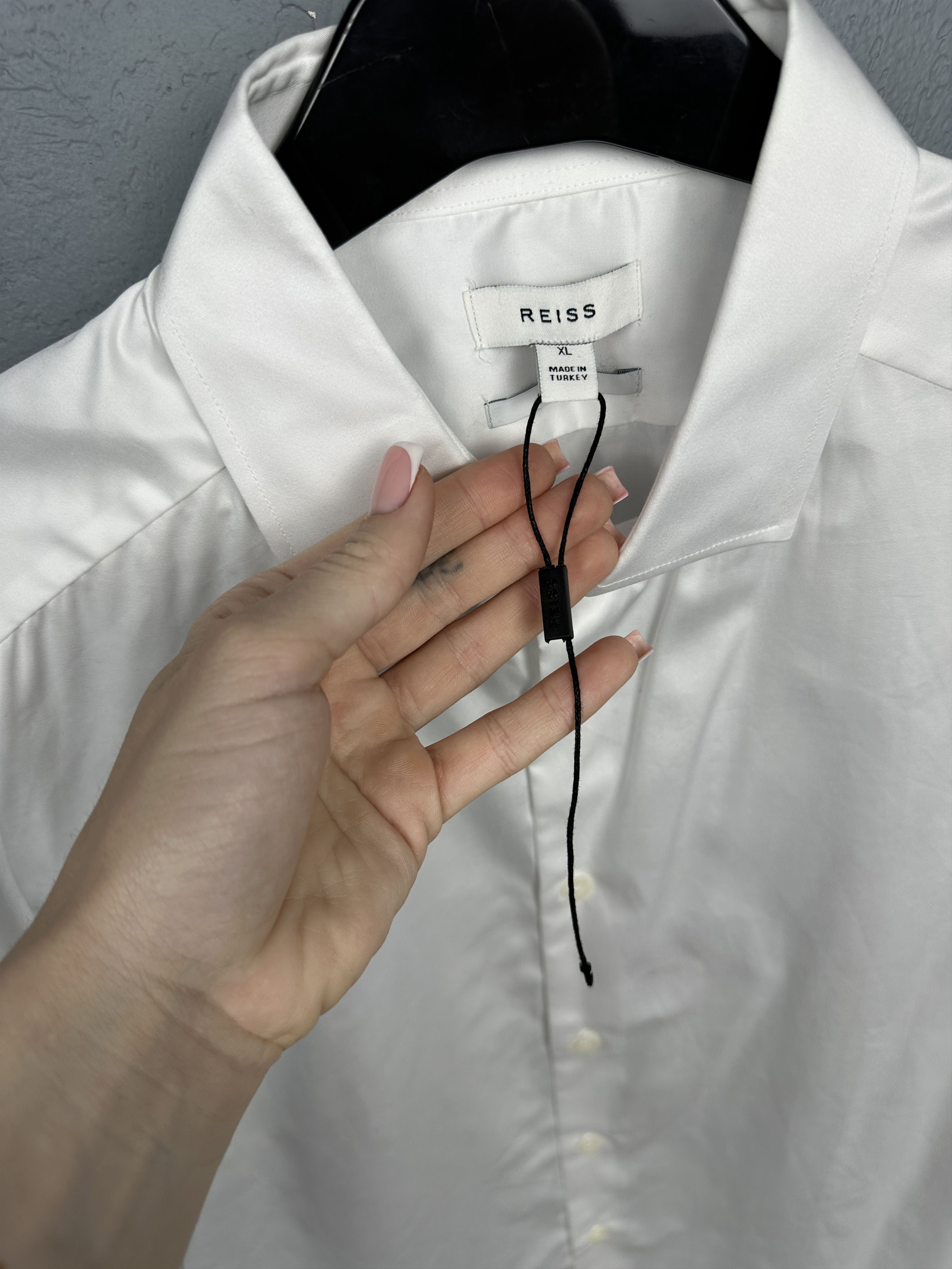Reiss Reiss Mens White Long Sleeve Shirt Size US XL / EU 56 / 4 - 3 Thumbnail