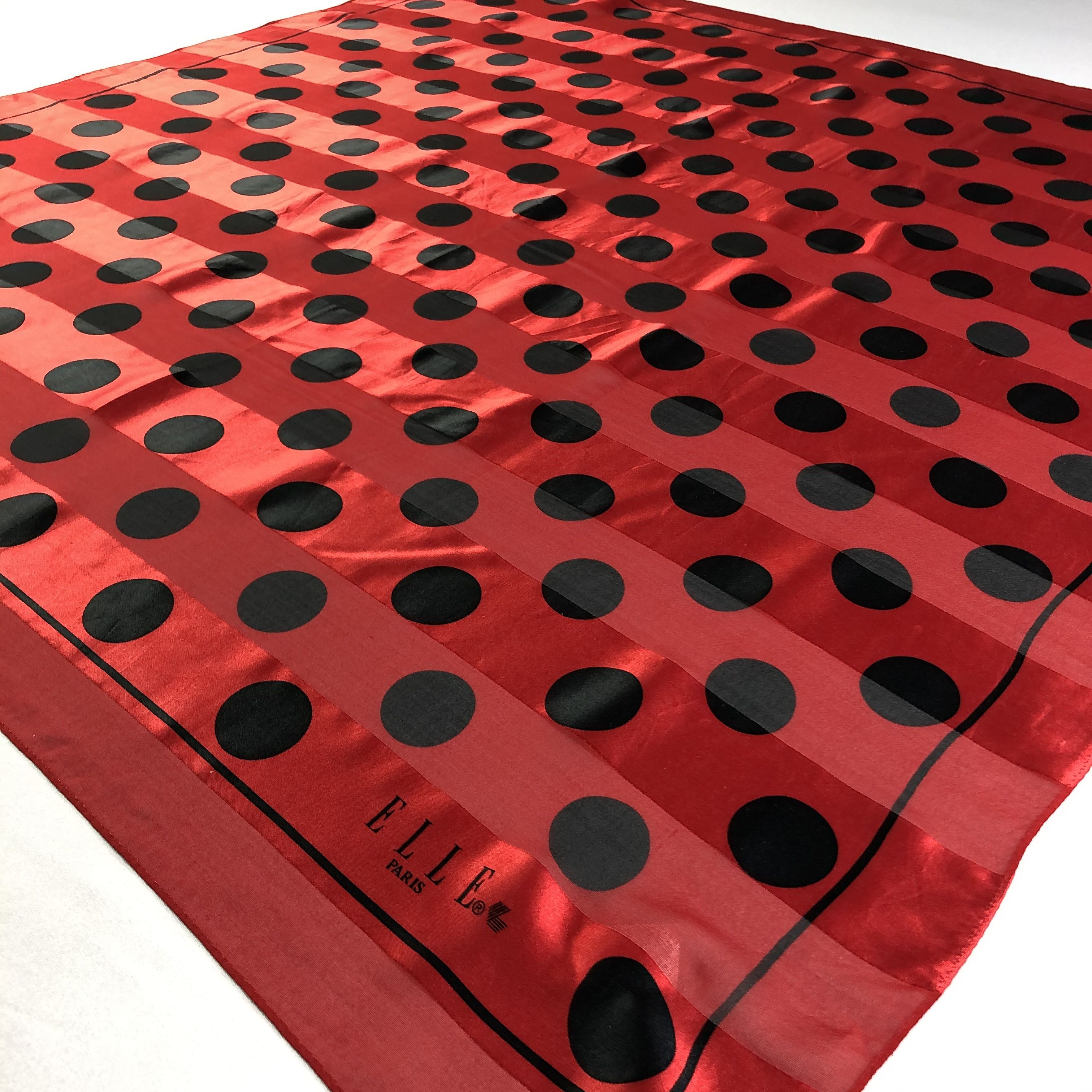 Vintage Vintage Elle Paris Silk Scarf Size ONE SIZE - 4 Thumbnail