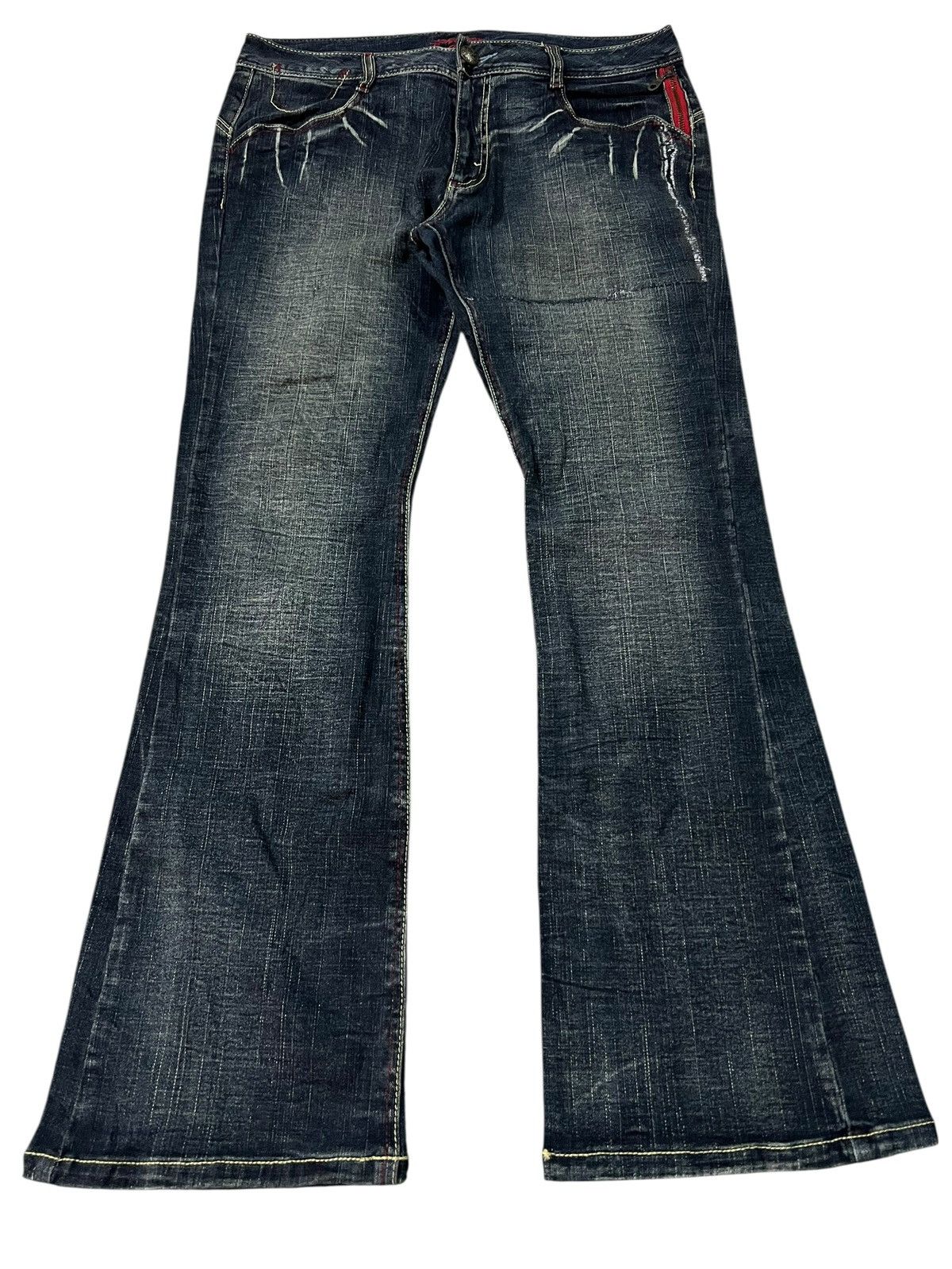 💥BCBG SKULL BACKLE BACK FLARE JEAN🔥
