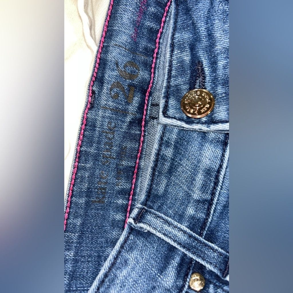 Kate Spade Kate spade broome street blue denim jeans relaxed fit Size 26" / US 2 / IT 38 - 6 Thumbnail