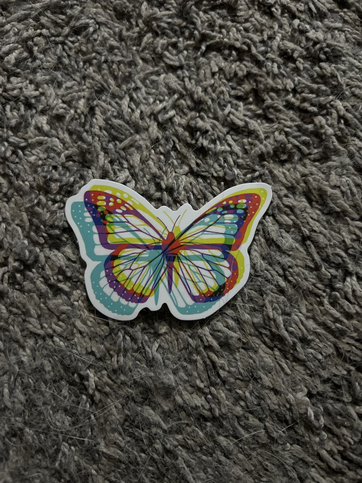 Hypebeast Glitch Butterfly Sticker Size ONE SIZE - 1 Thumbnail