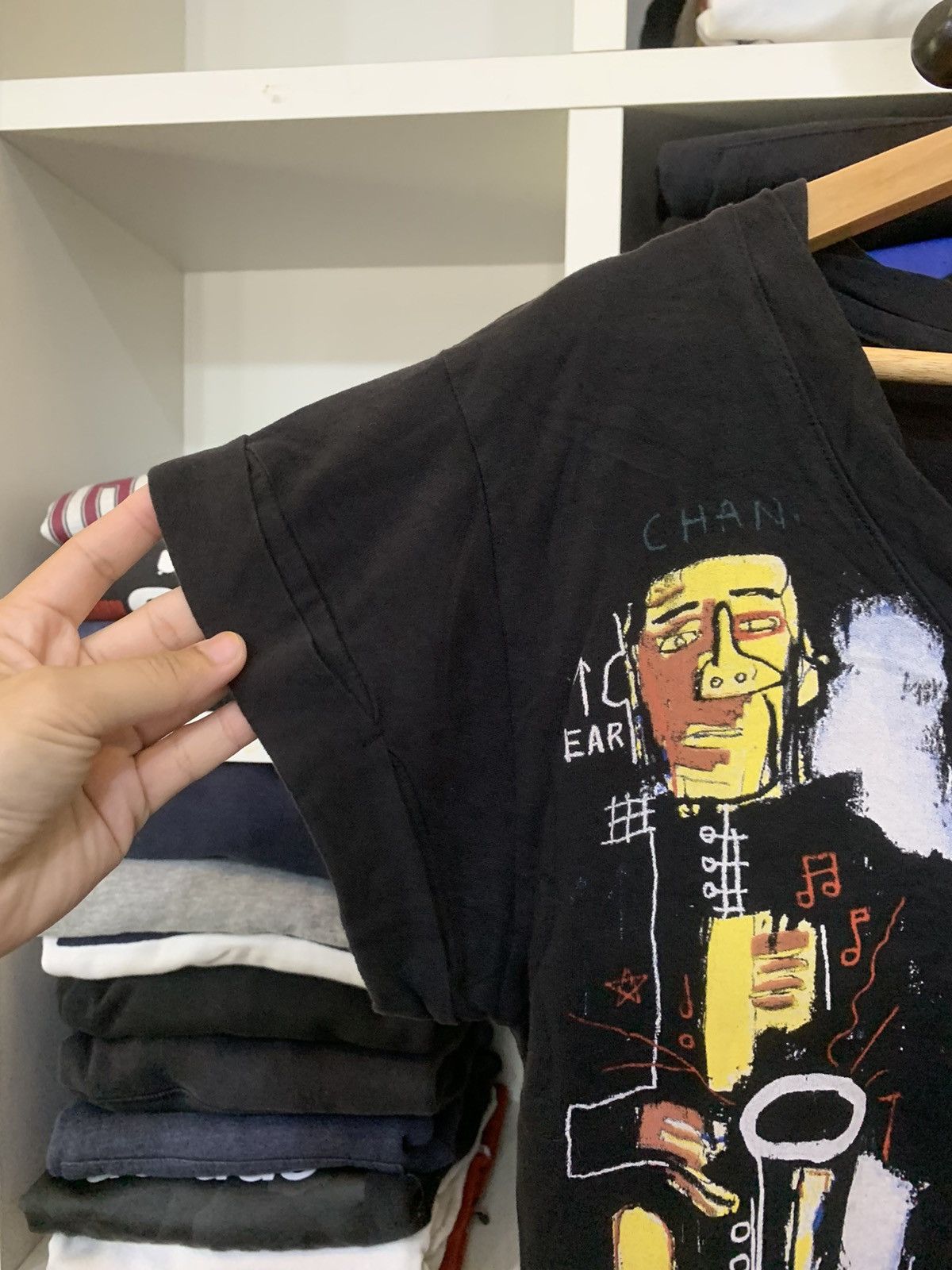 Jean-Michel Basquiat × Uniqlo Jean Michel Basquiat Over Print Tee Size M / US 6-8 / IT 42-44 - 7 Thumbnail