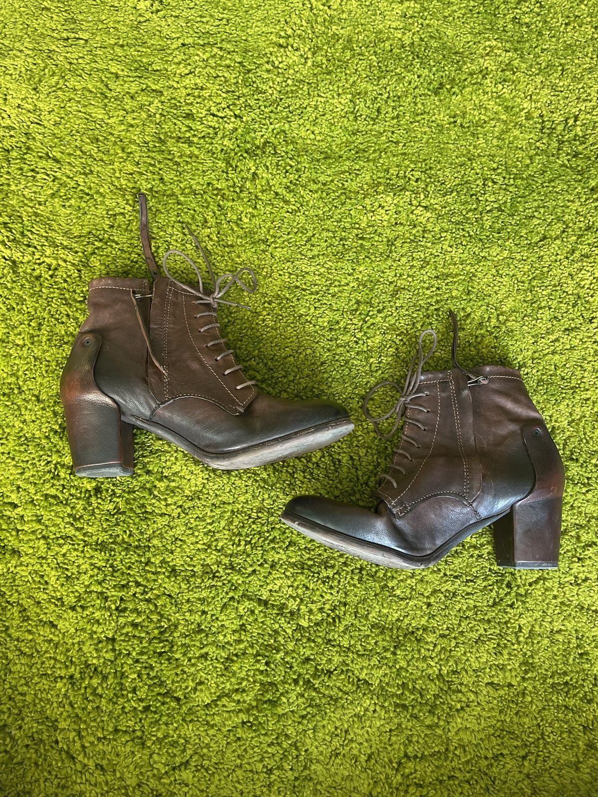 A.S.98 × Designer Airsteps avant garde real leather boots Size US 10 / IT 40 - 3 Thumbnail