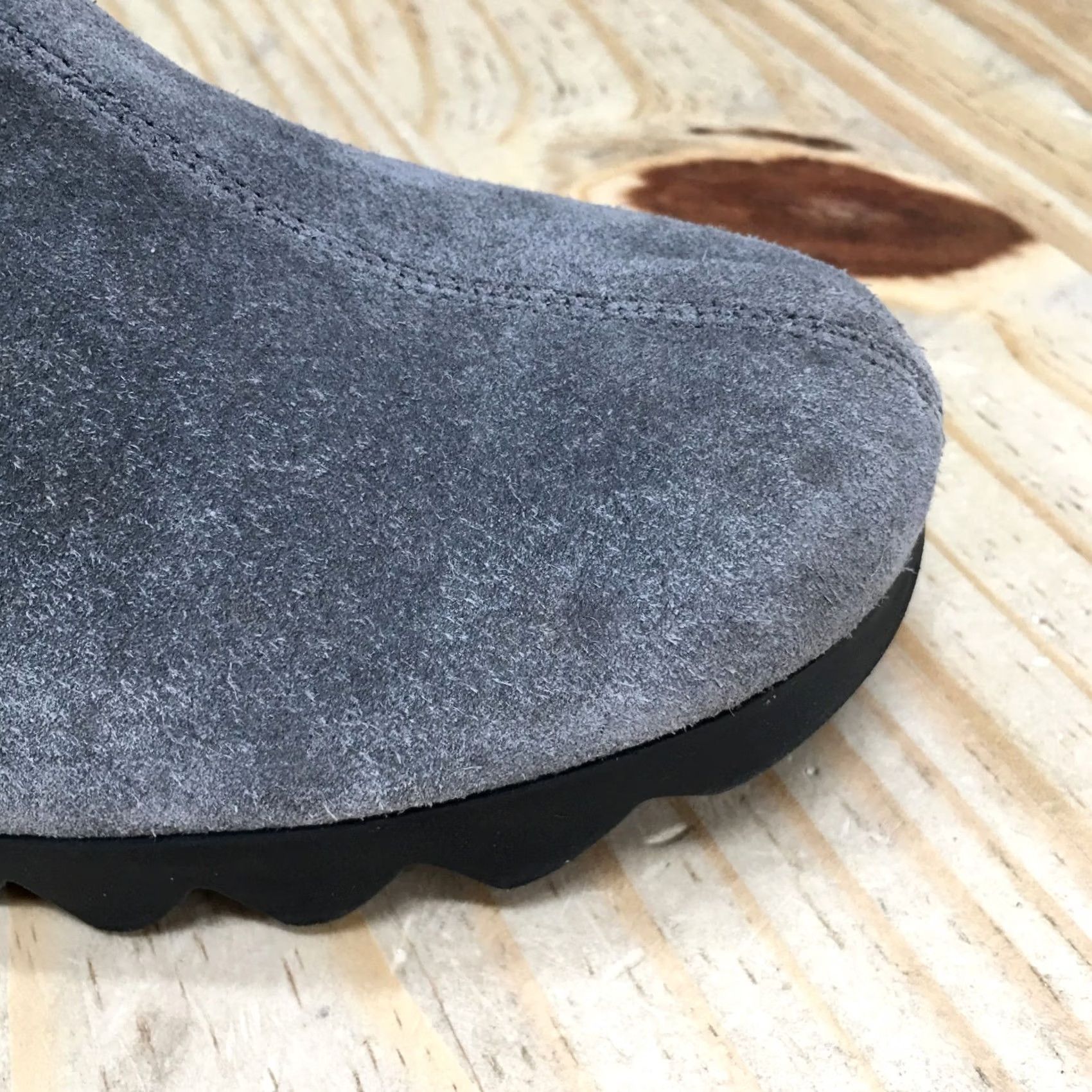 Vintage Aerosoles Boots Womens 9.5 M Confidential Bootie Gray Leather Casual Wedge Heels Boots Size US 10 / IT 40 - 3 Thumbnail