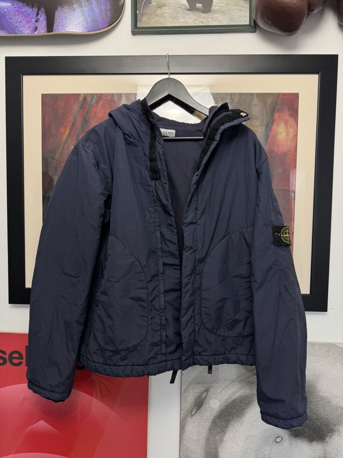 Stone Island FW01 Vintage Stone Island Jacket Casual Archive Navy Blue Size US M / EU 48-50 / 2 - 3 Thumbnail