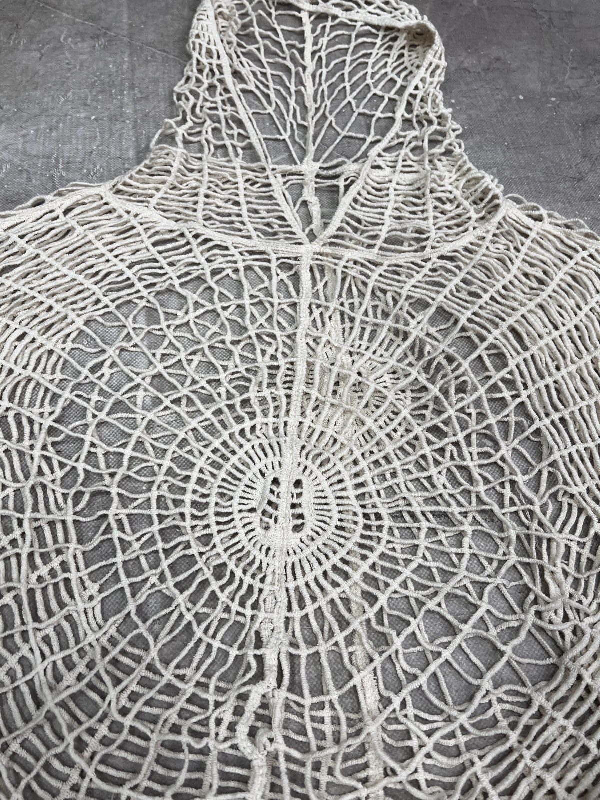 Japanese Brand Spider mesh top hoodie Jean Paul Gaultier style Size US L / EU 52-54 / 3 - 7 Thumbnail