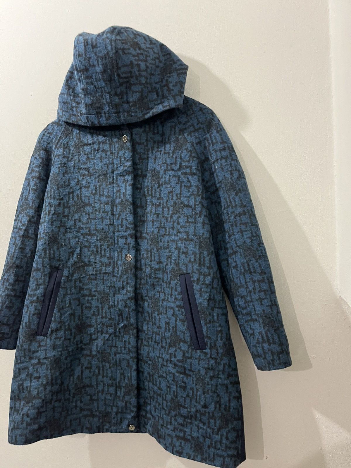 Japanese Brand 💥Rare💥 The East Shop WOOL Fullprinted Monogram Long Coats Size M / US 6-8 / IT 42-44 - 7 Thumbnail