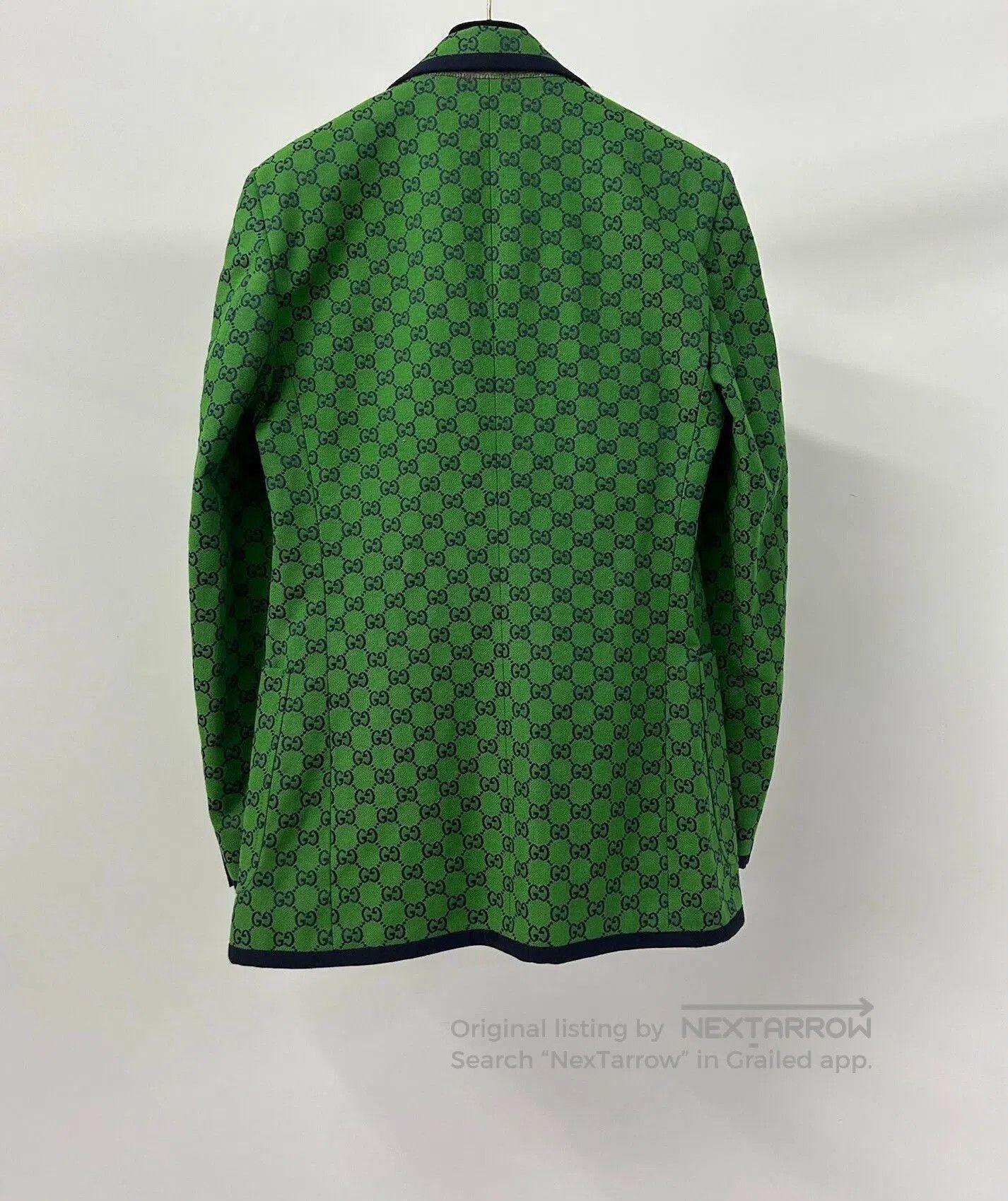 Gucci Gucci Green Full Logo Blazer. Size US S / EU 44-46 / 1 - 2 Thumbnail