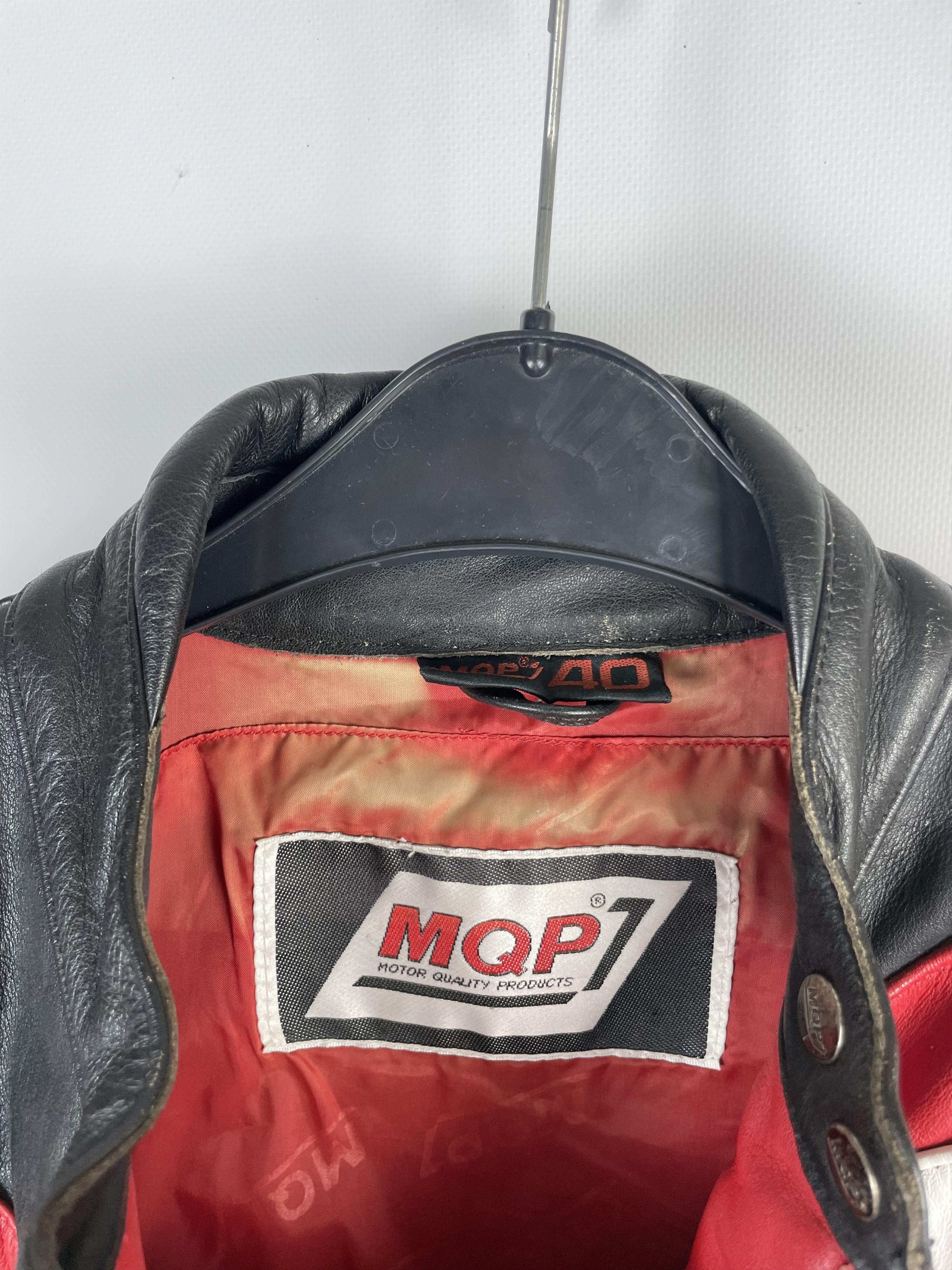 Other MQP Racing Moto Leather Jacket Vintage Size US S / EU 44-46 / 1 - 8 Thumbnail