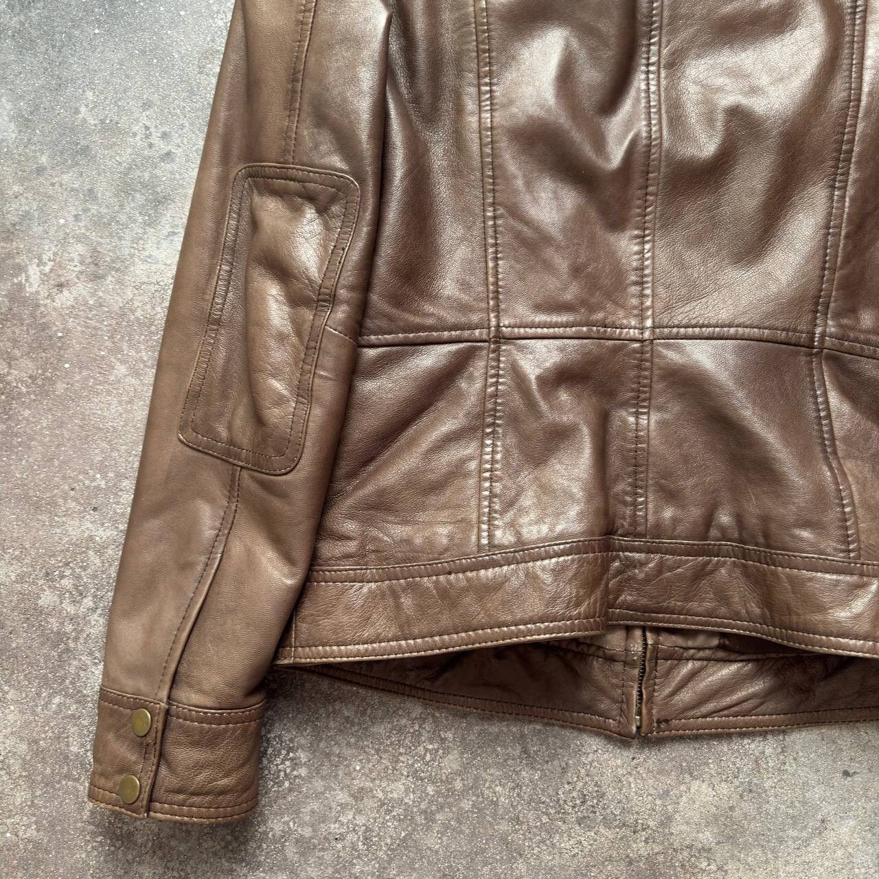 Hysteric Glamour × Japanese Brand Amazing Vintage Moto Biker Brown Leather Jacket Size M / US 6-8 / IT 42-44 - 14 Thumbnail